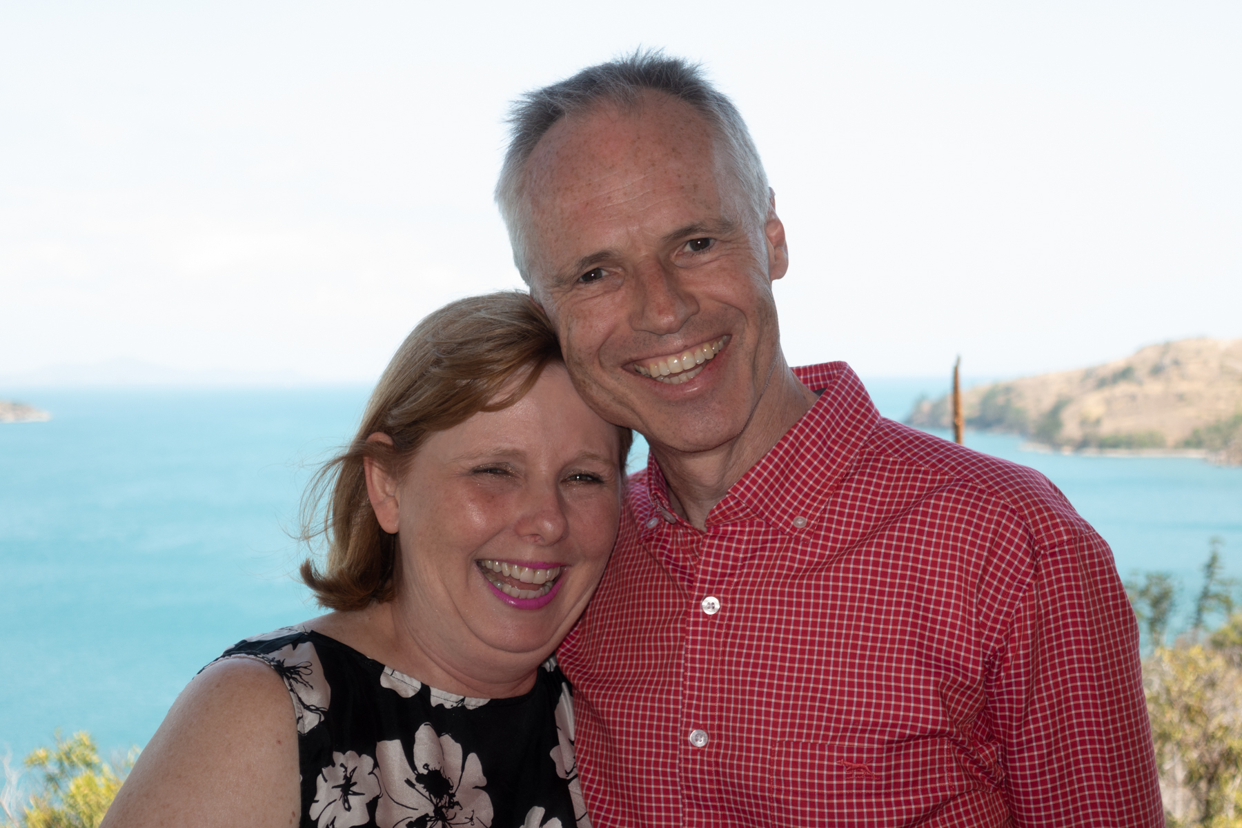 Andrea and Keith on Dent Island.