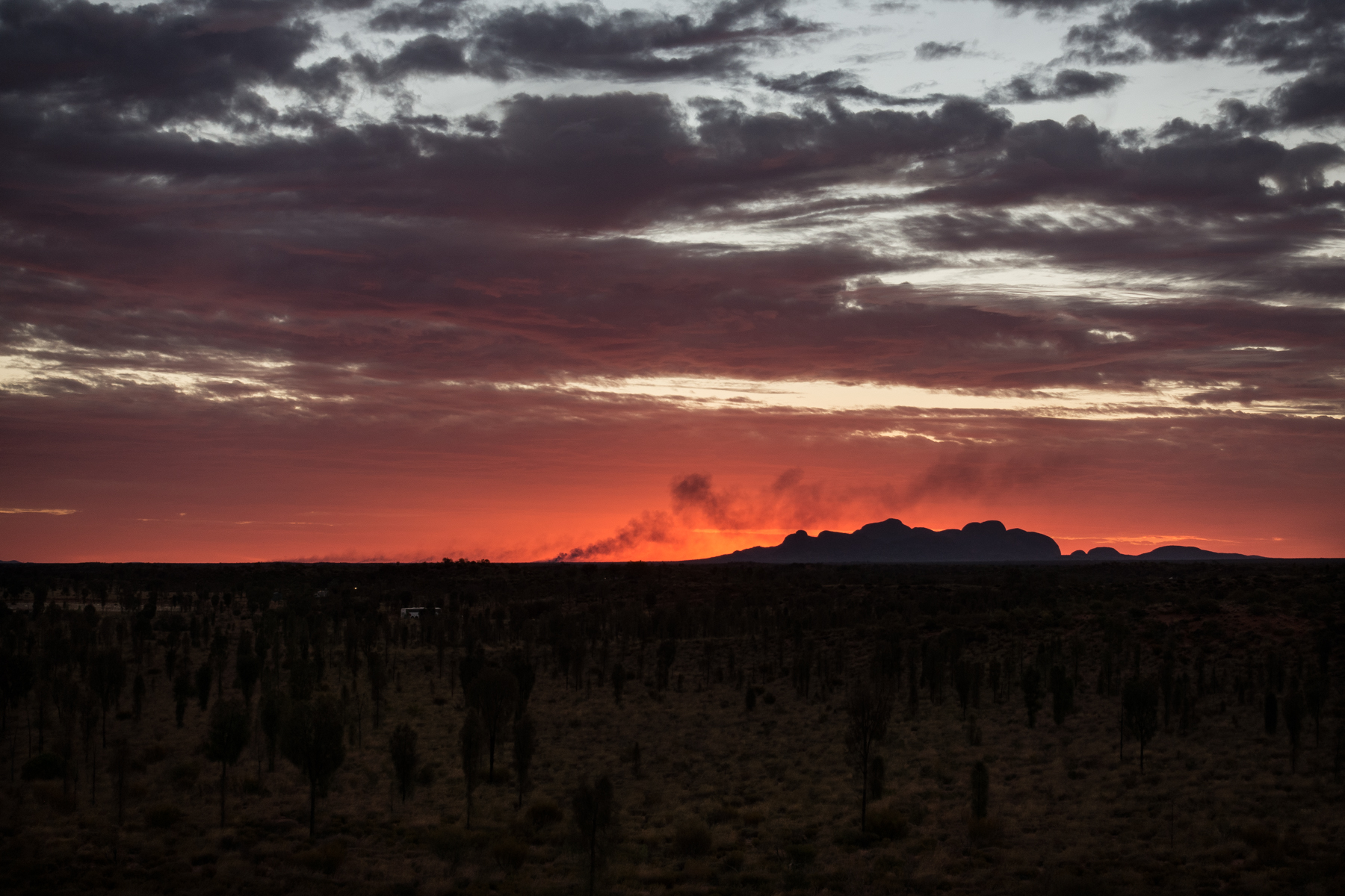 Enjoying the canapés and late afternoon views from the resort.