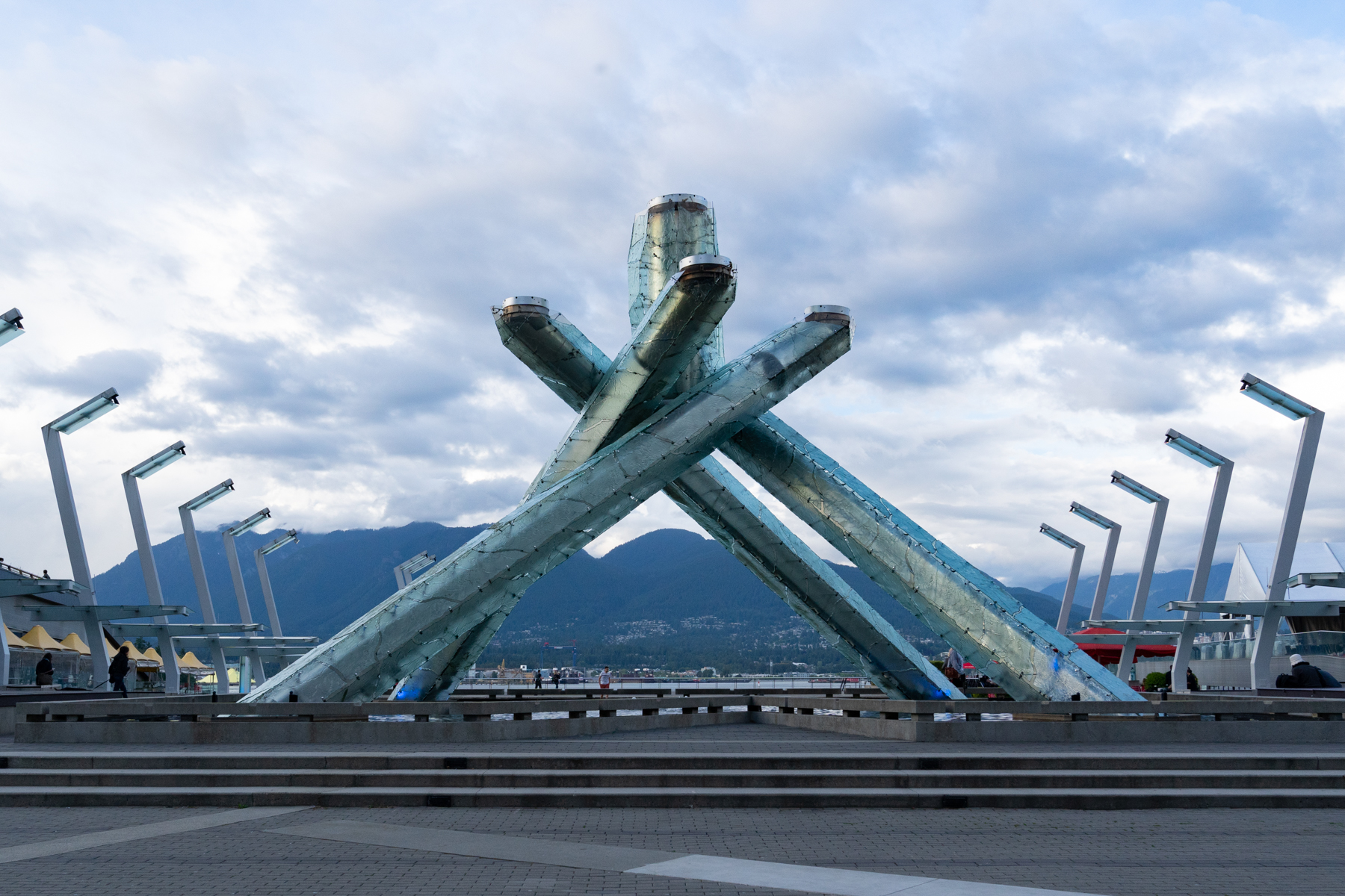 The Olympic cauldron.