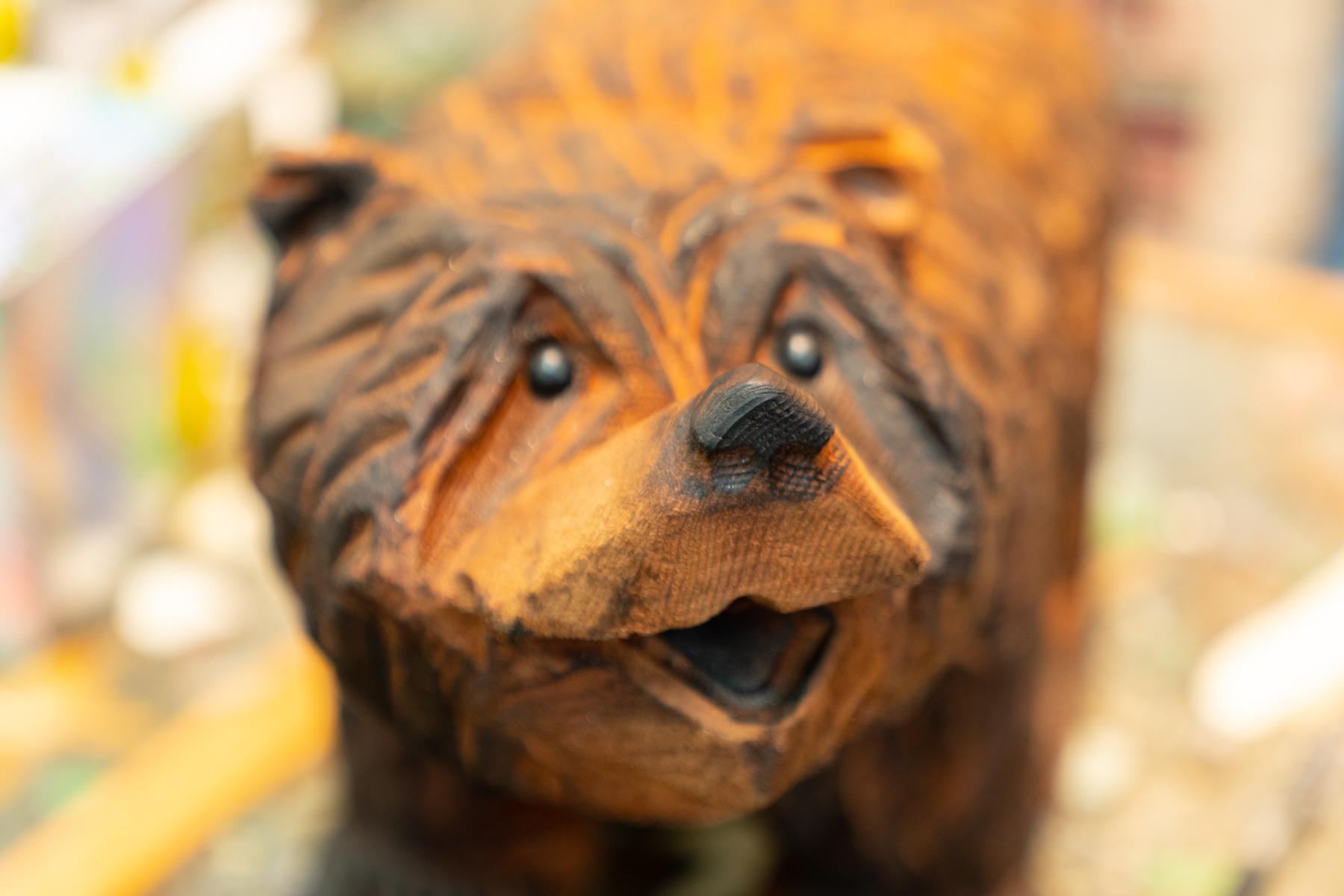 Our cute wooden bear.