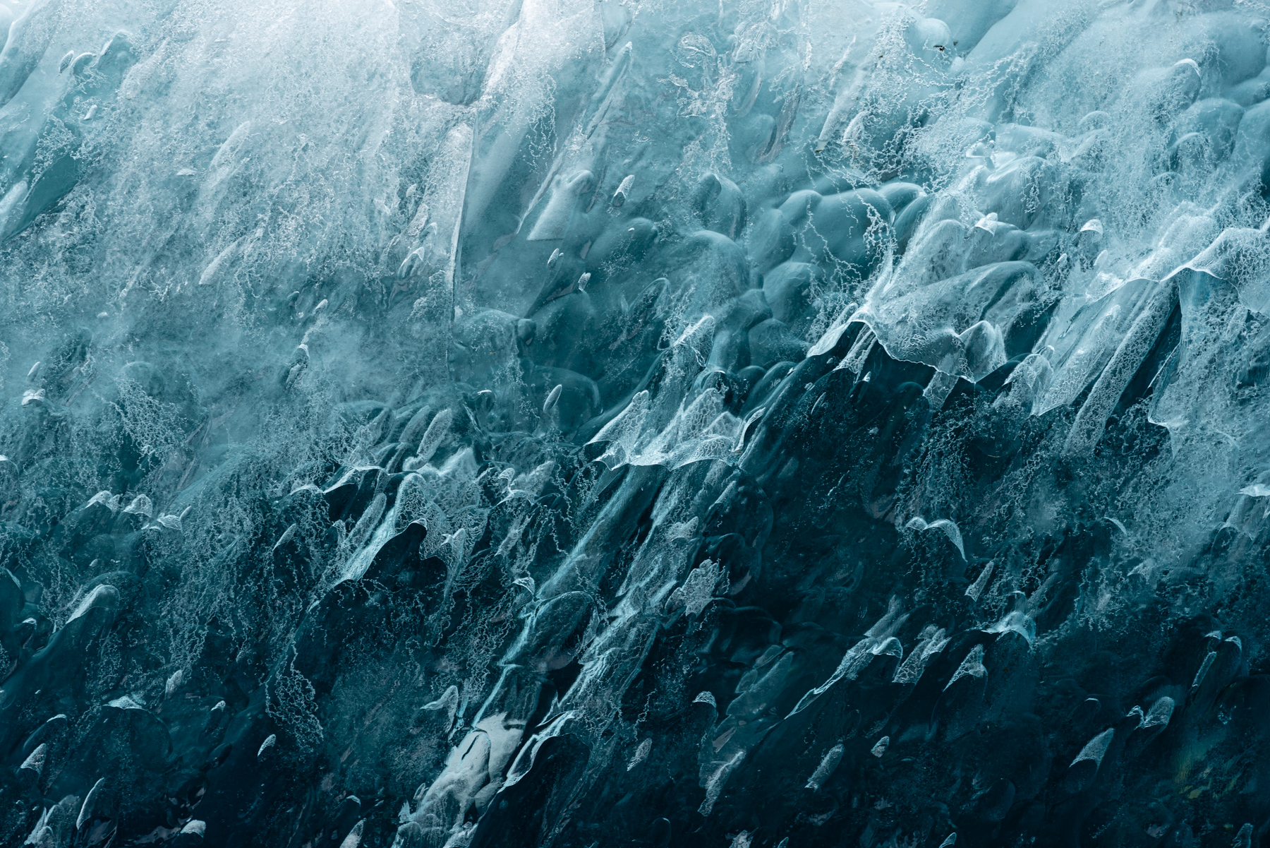 Ice formation near the Dawes Glacier.