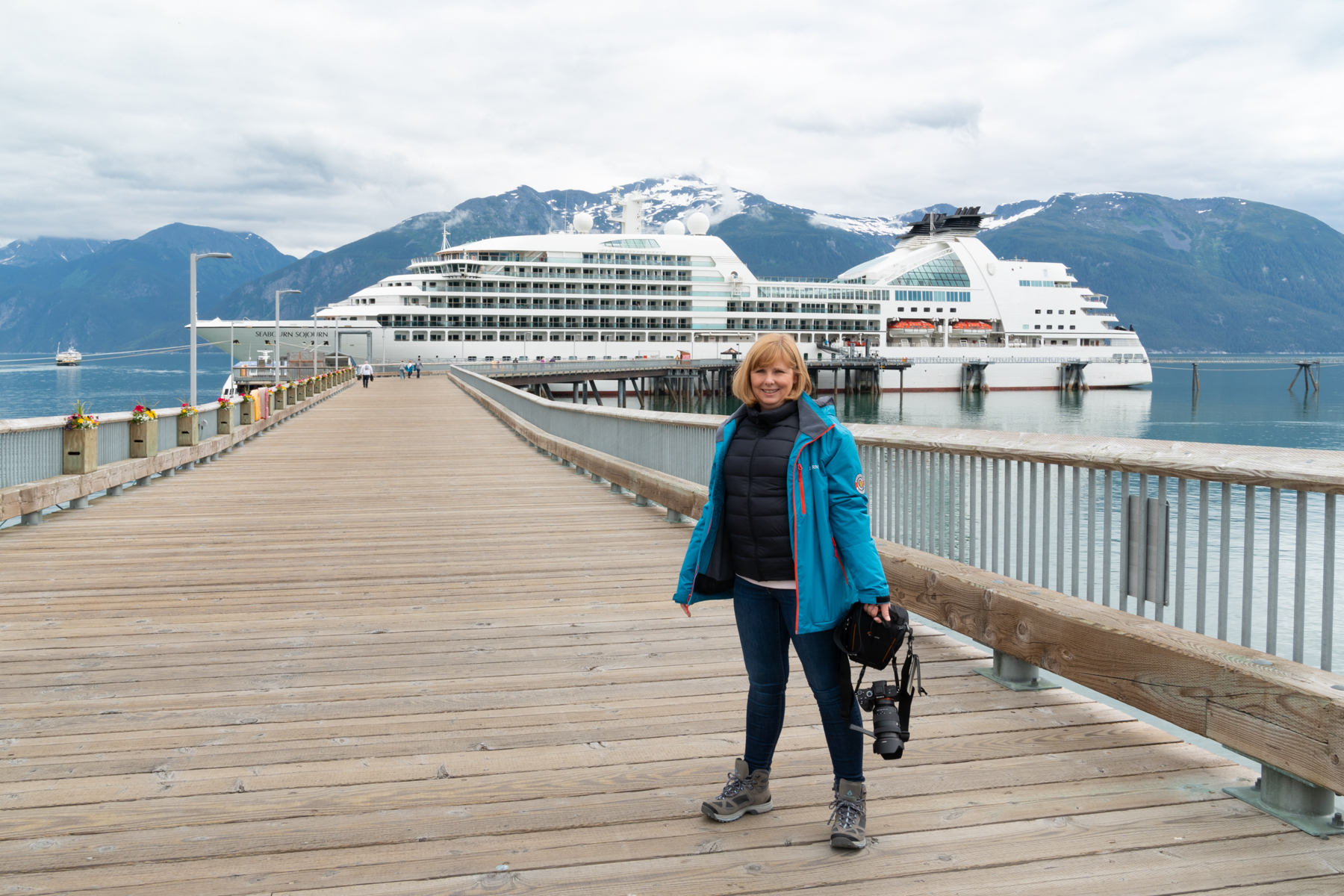 Andrea, heading back to the ship.