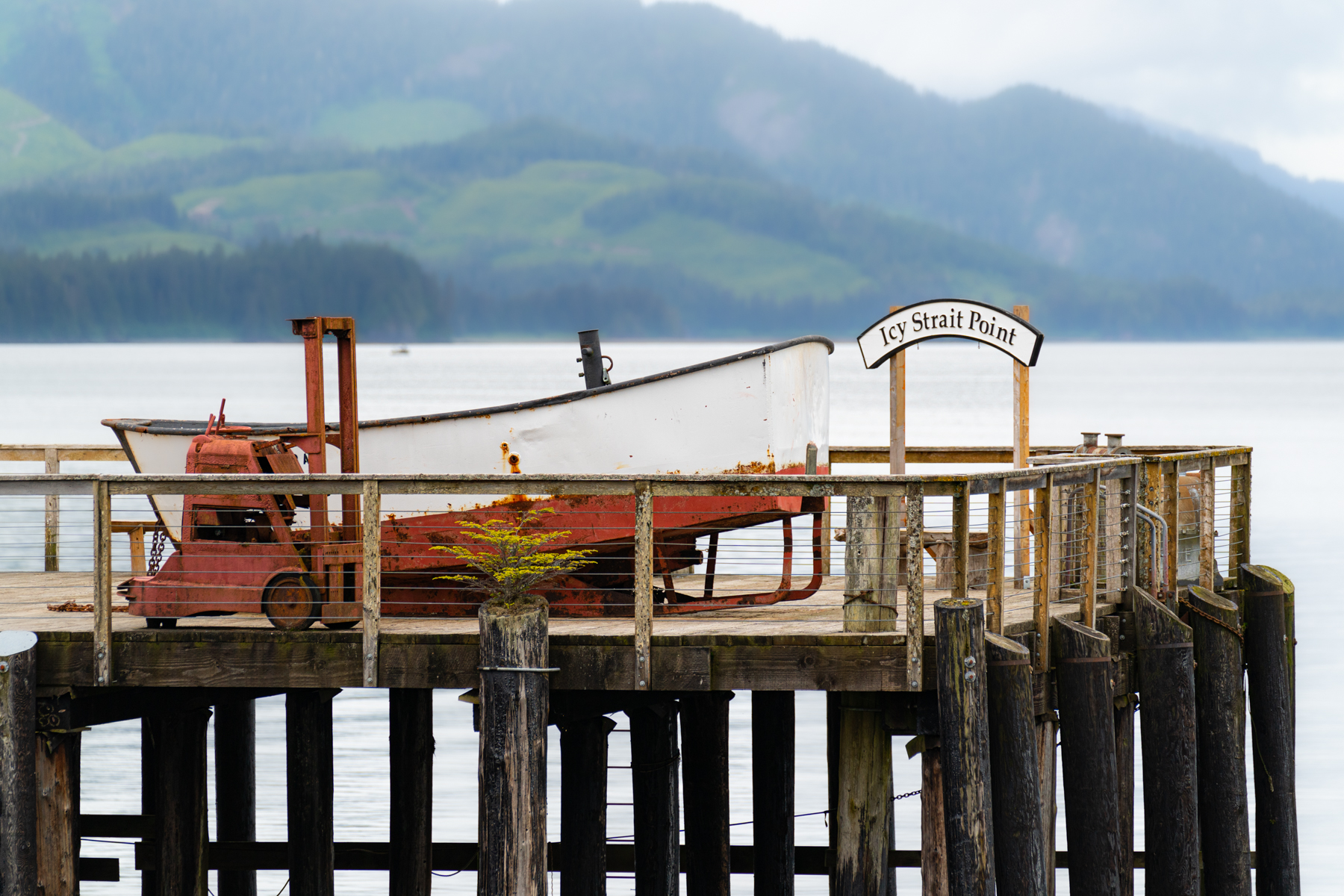 Icy Strait Point pier.