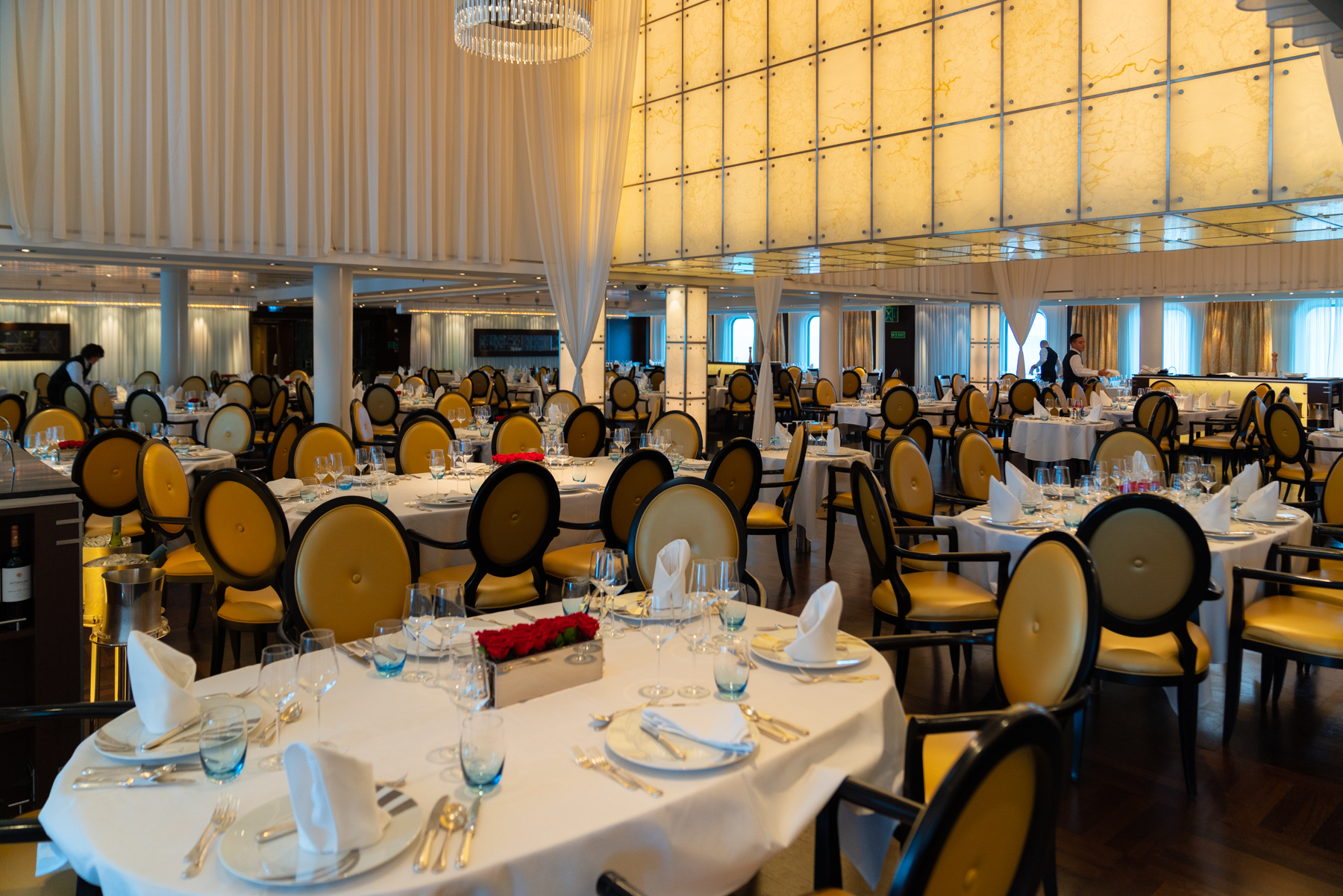 The main dining room.