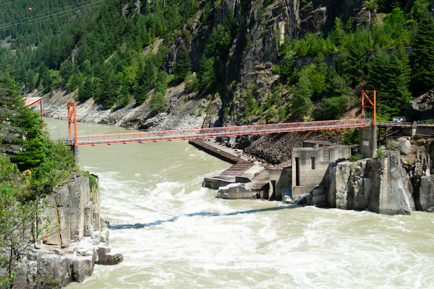 Hells Gate on the Fraser River.