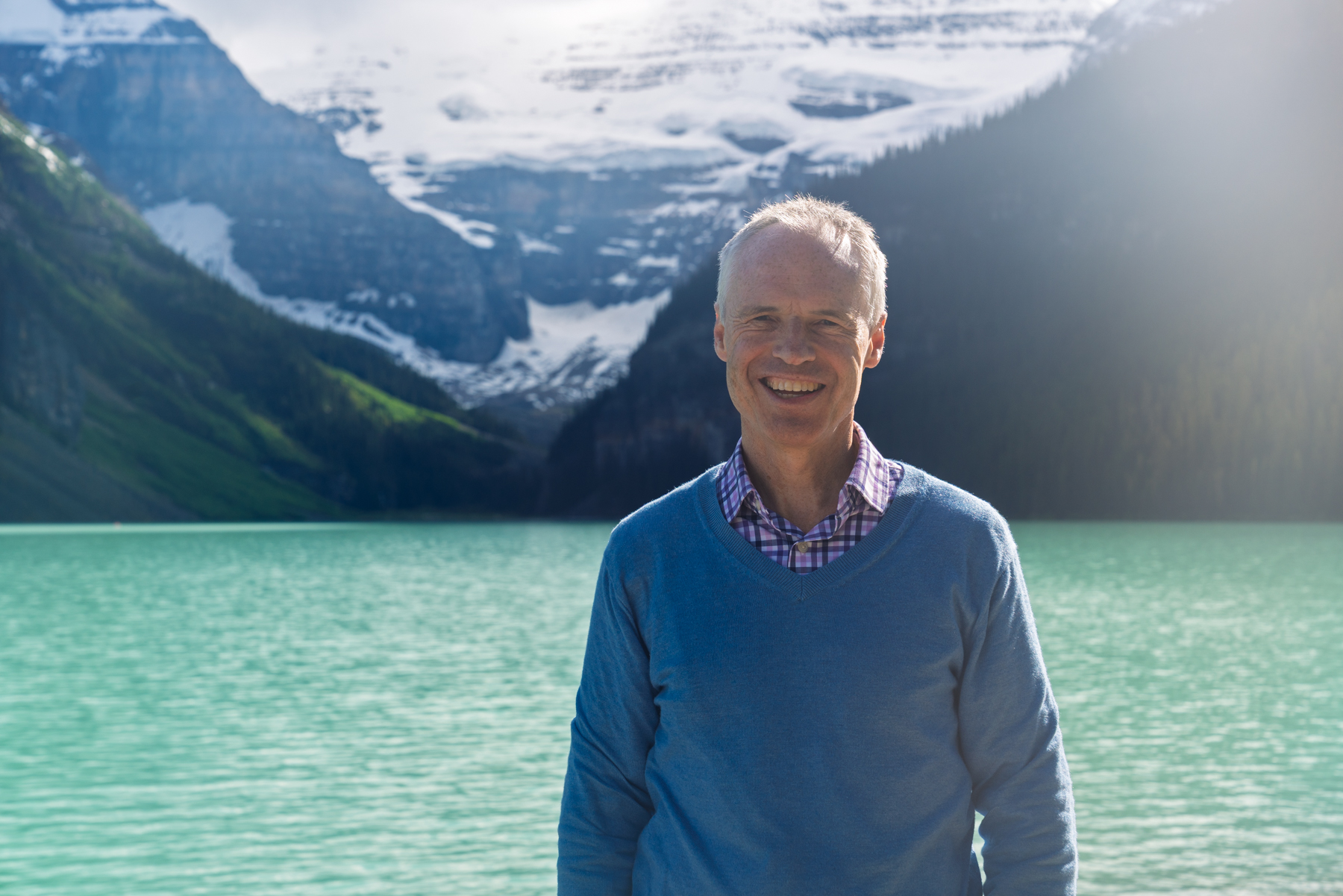 Keith at Lake Louise.