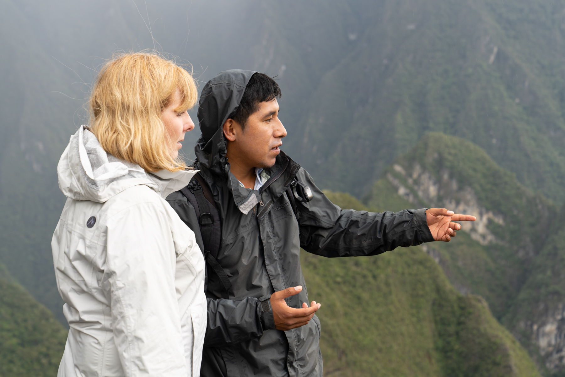 Andrea with our guide, Ronald.