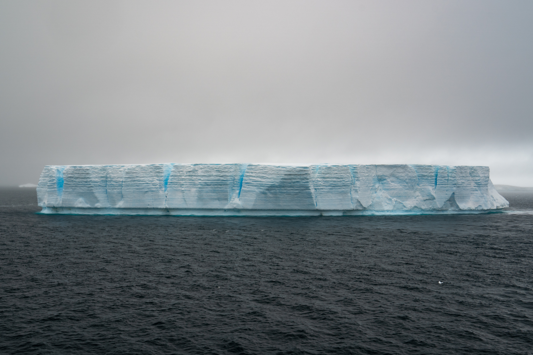 A large iceberg.