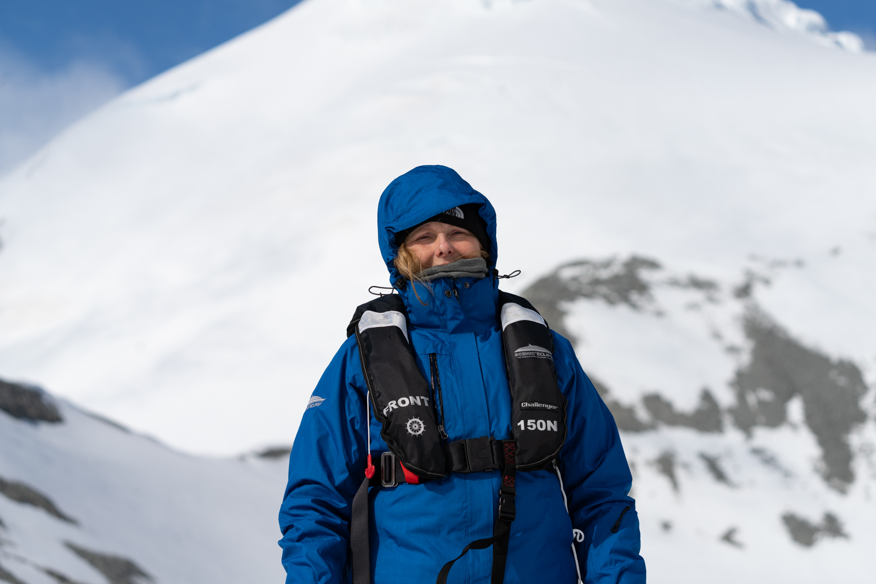 Andrea on Astrolabe island.