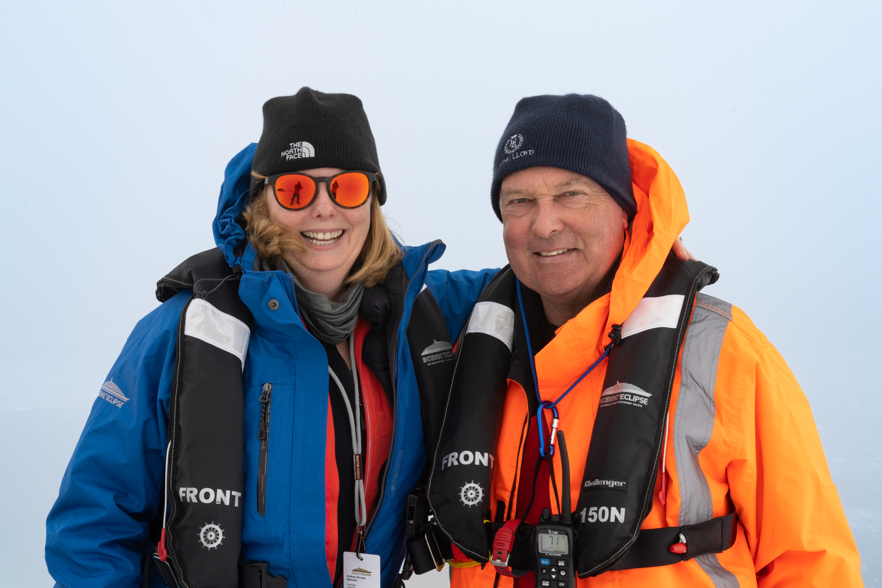 Andrea and our friend, David.