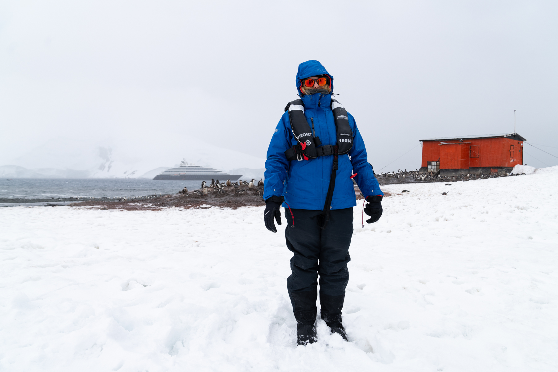 Andrea on D'Hainaut Island.