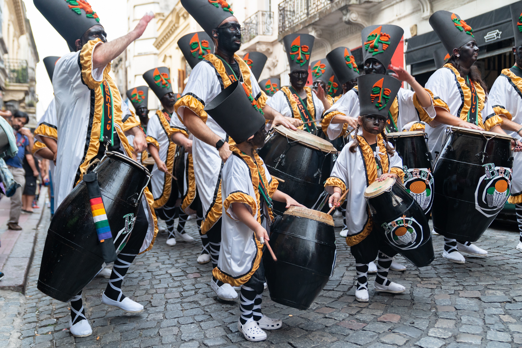 Street parade in San Telmo.