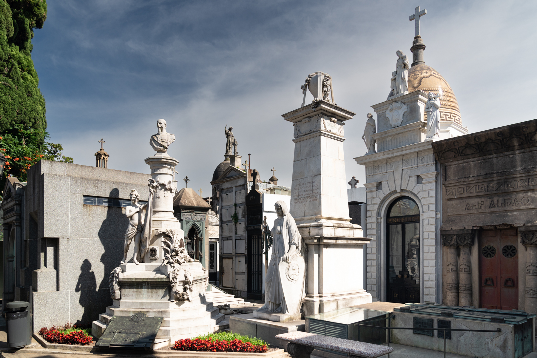 In the Recoleta Cemetery.