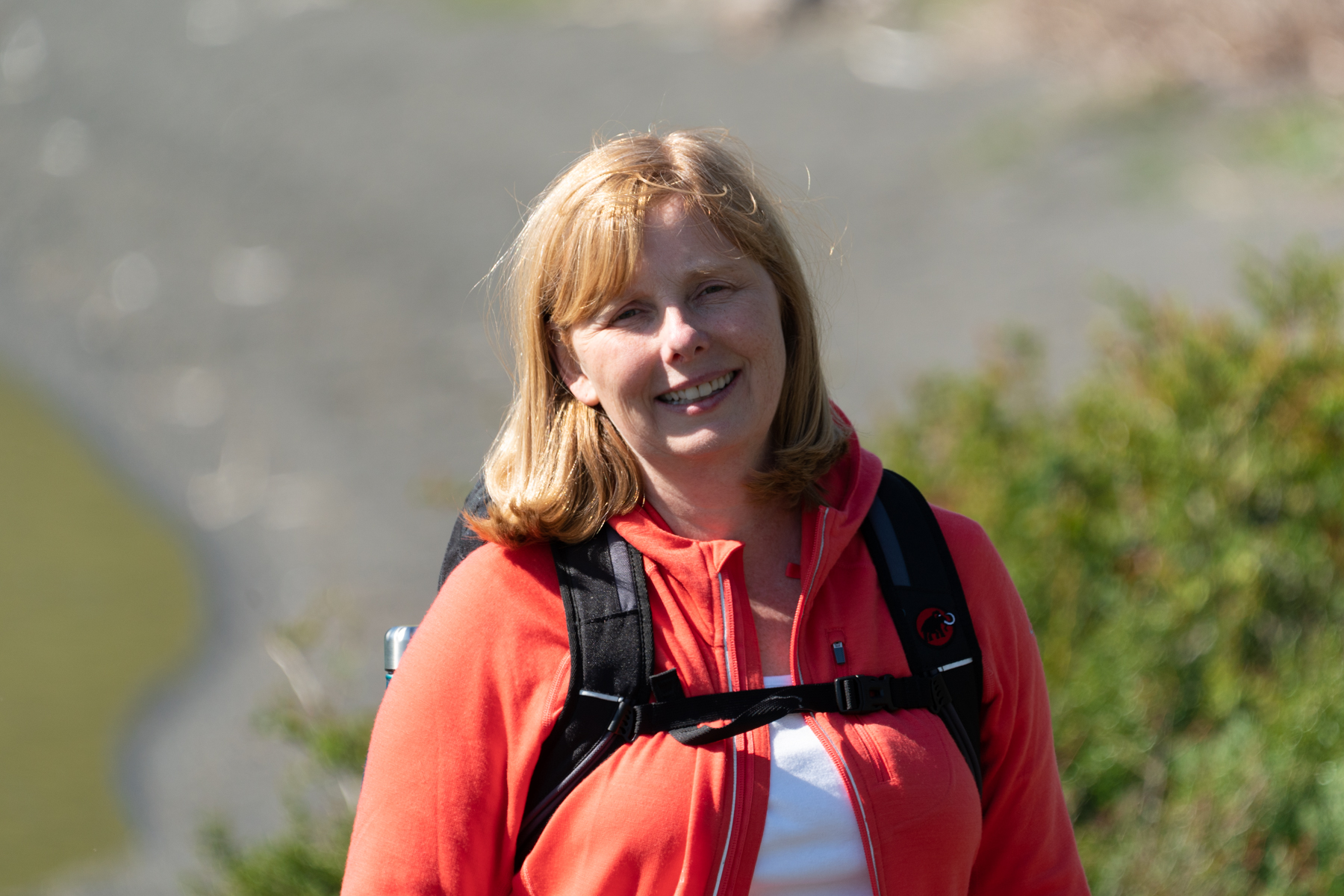 Andrea at Lago Nordenskjold.