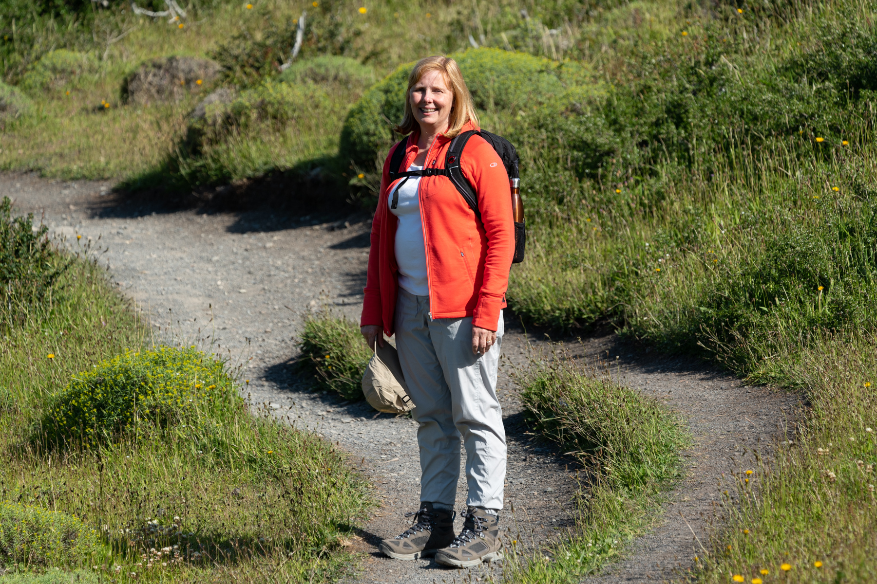 Andrea at Lago Nordenskjold.