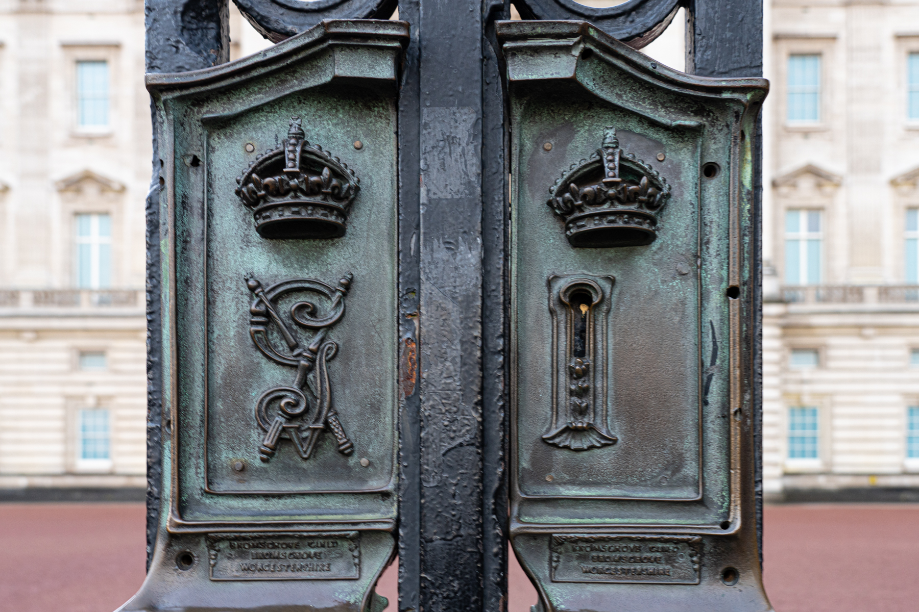 Unfortunately we were locked out of Buckingham Palace!