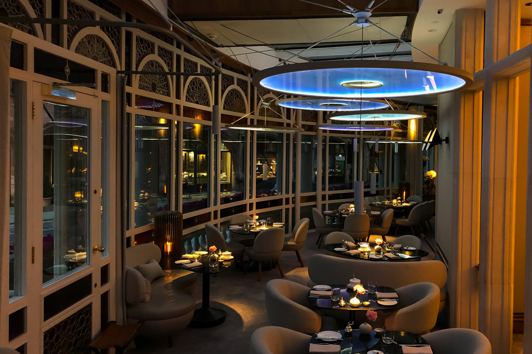 The breakfast room at The Connaught.