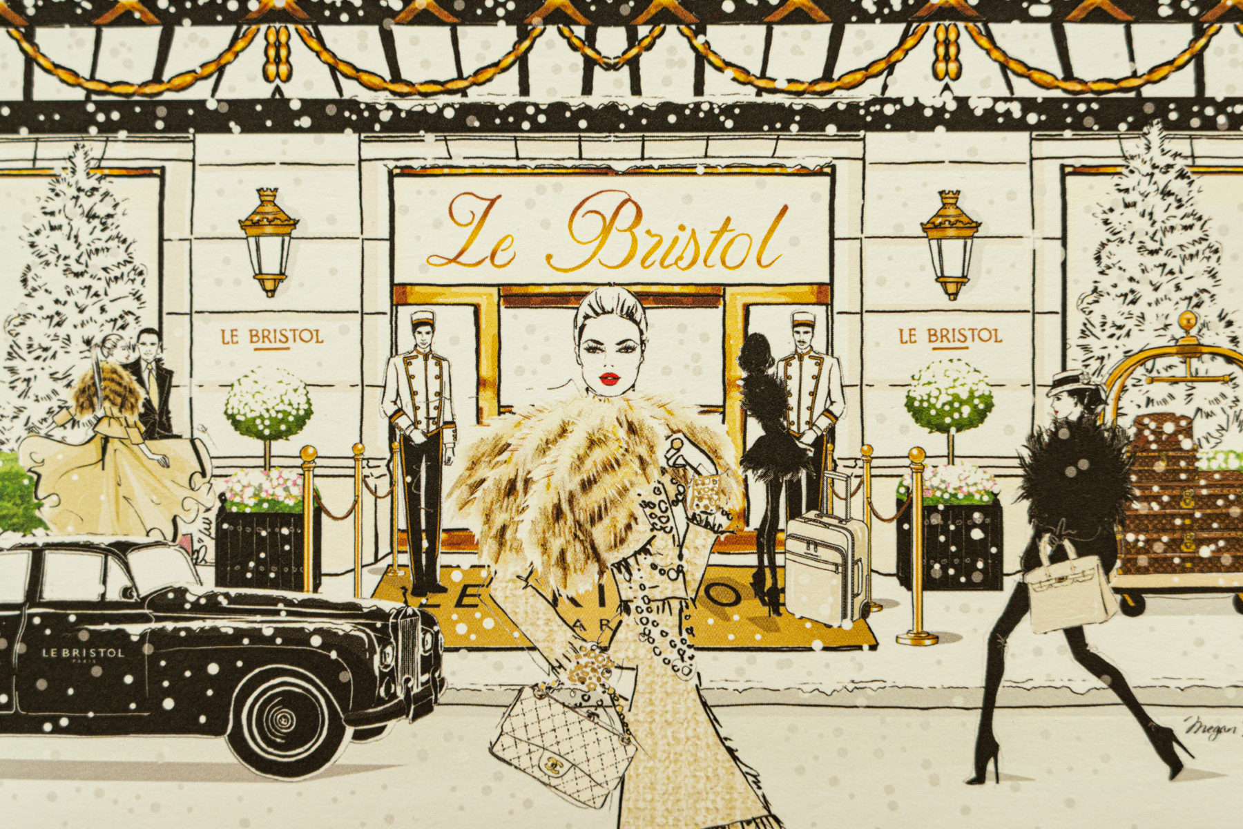 We loved the stylish Le Bristol stationery!