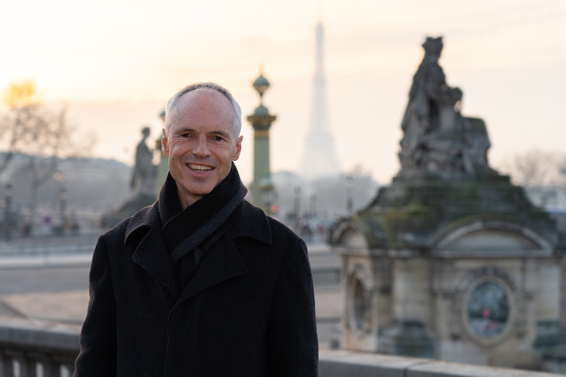 Keith at Place de la Concorde.