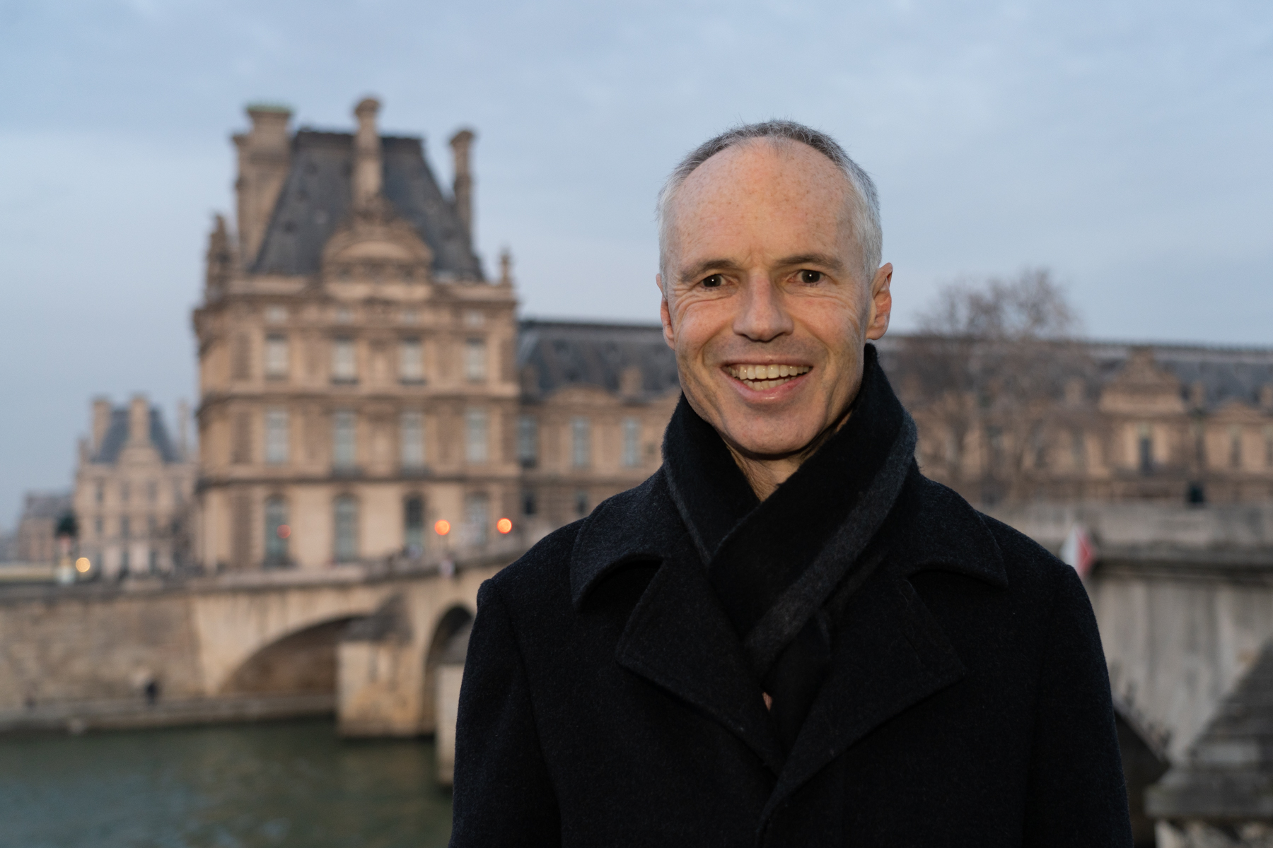 Keith with Île de la Cité in the background.