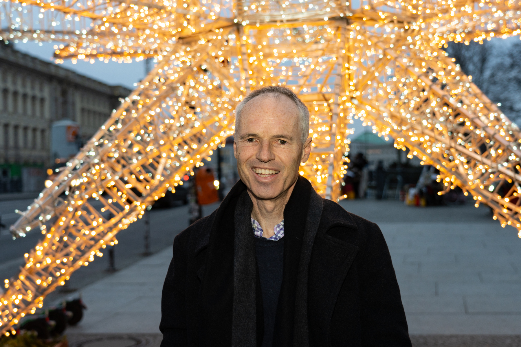 Keith at Alexanderplatz.