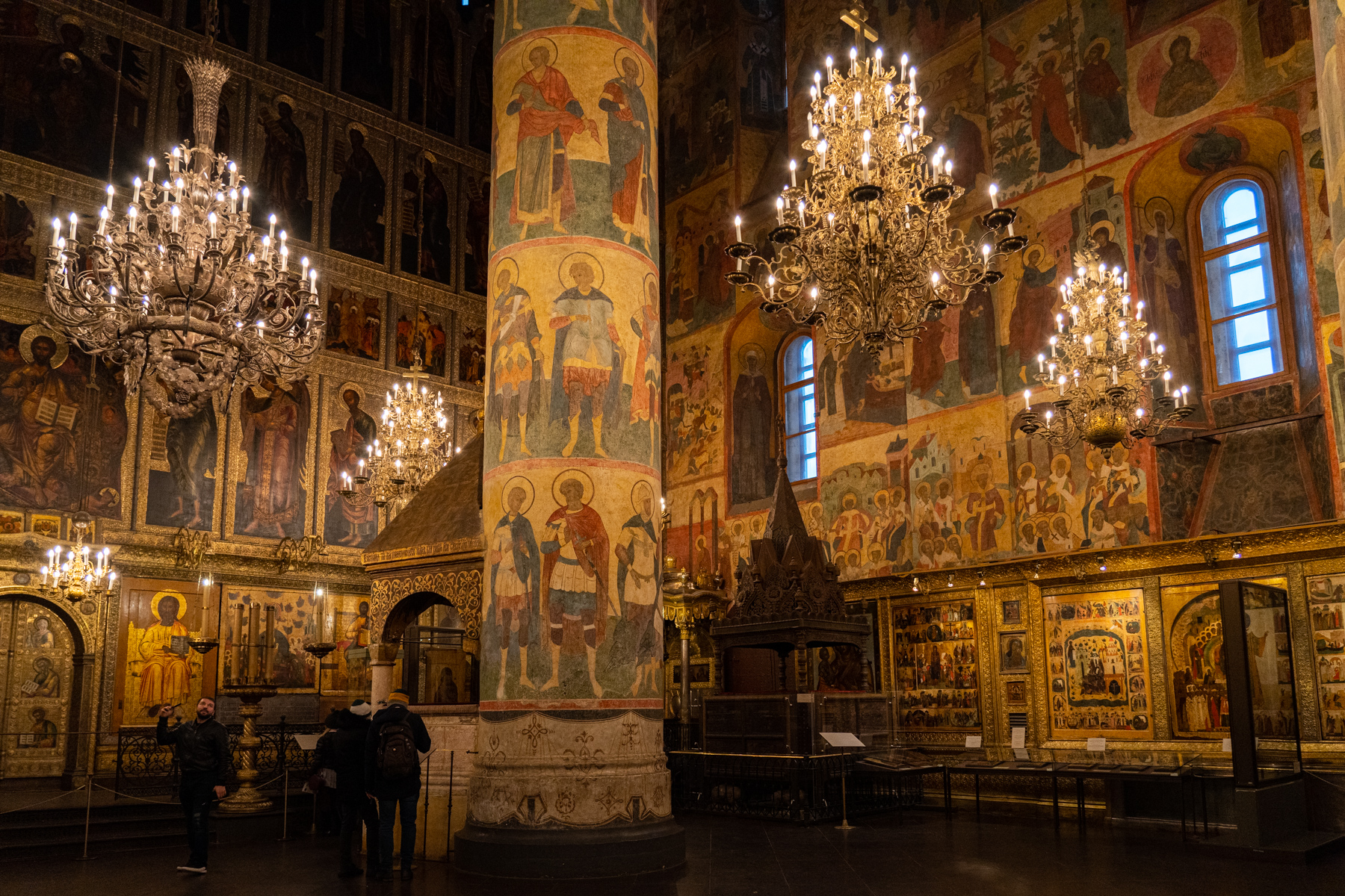 Inside the Annunciation Cathedral.