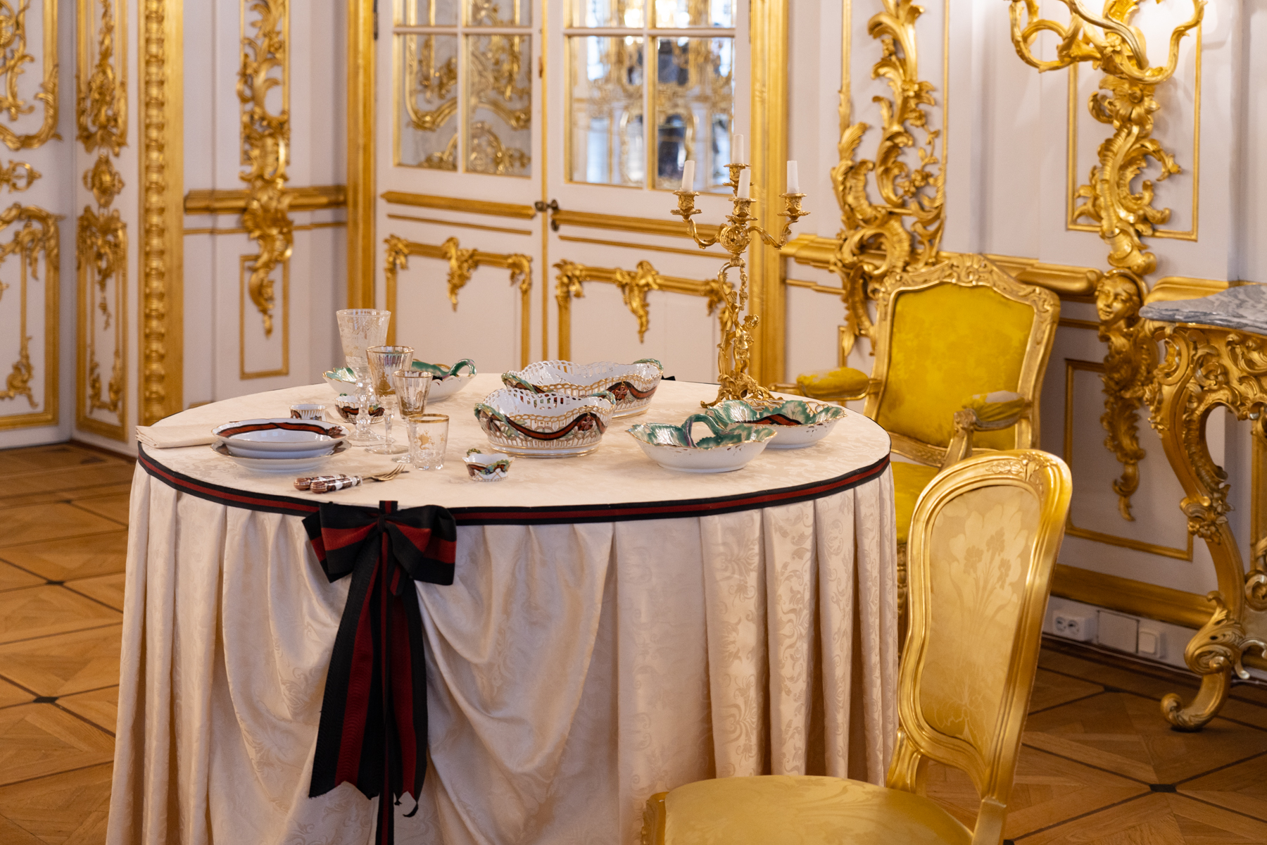 Inside the Catherine Palace.