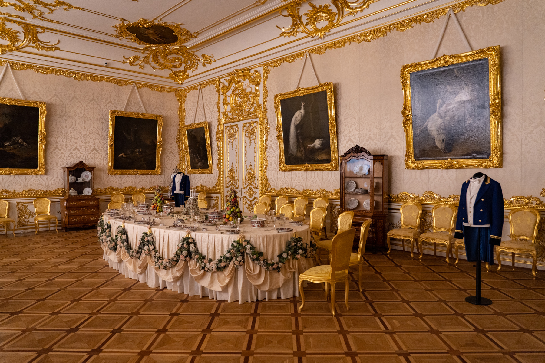 Inside the Catherine Palace.