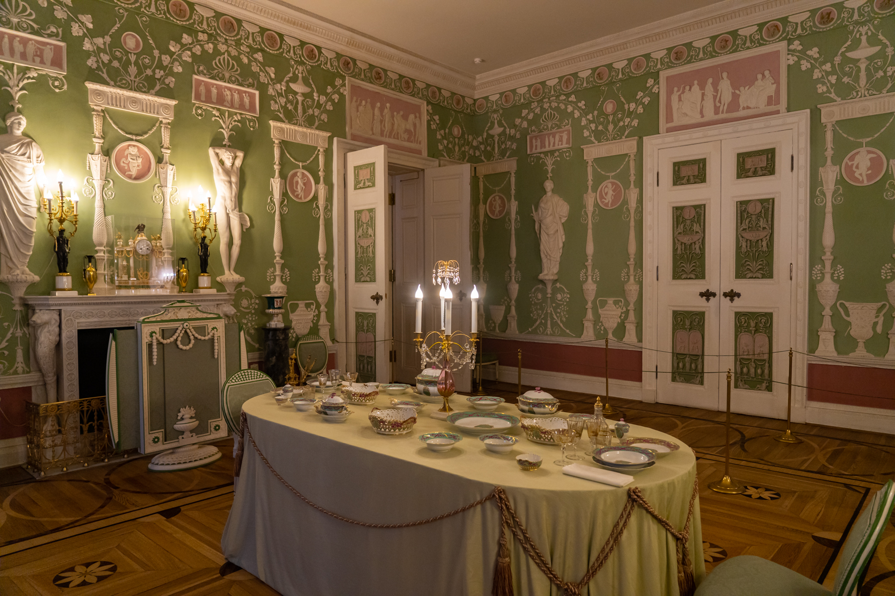 Inside the Catherine Palace.