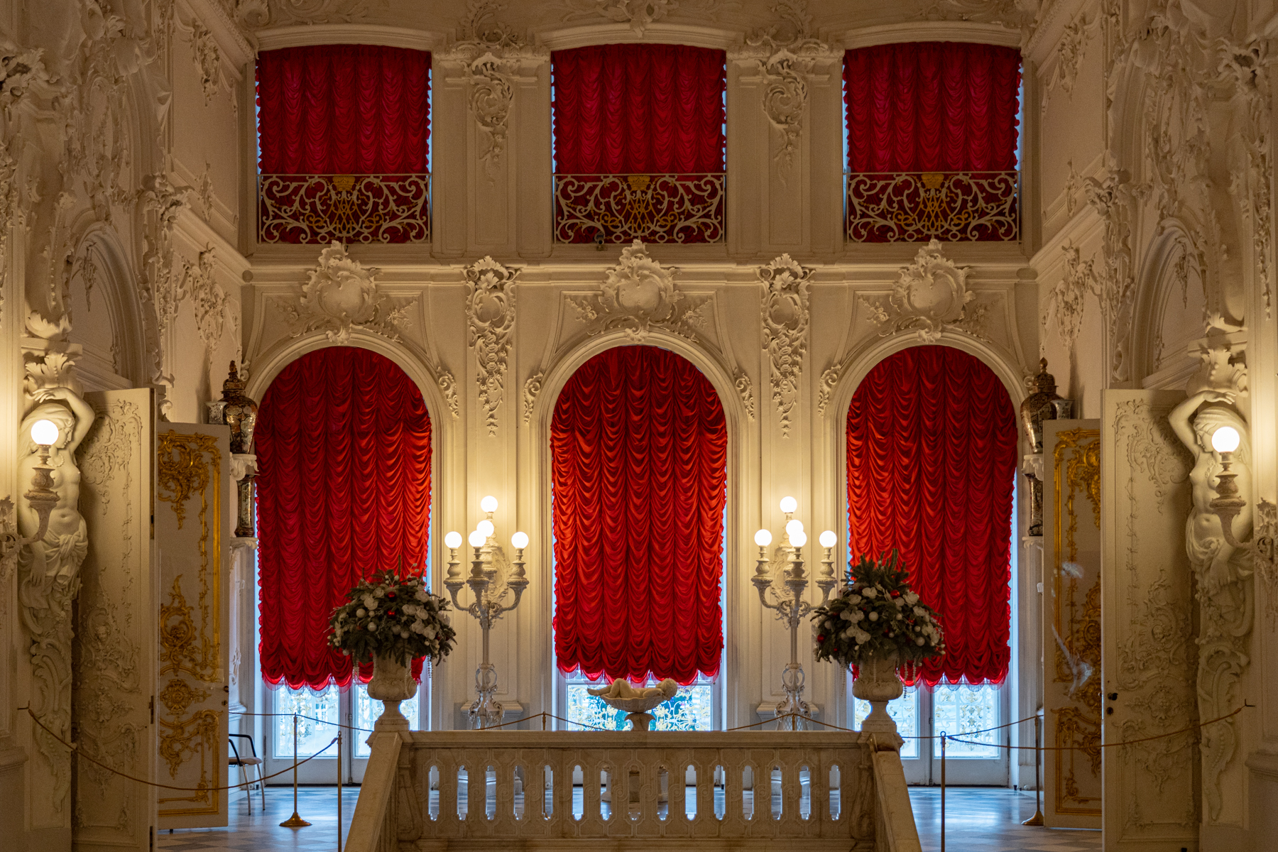 Inside the Catherine Palace.