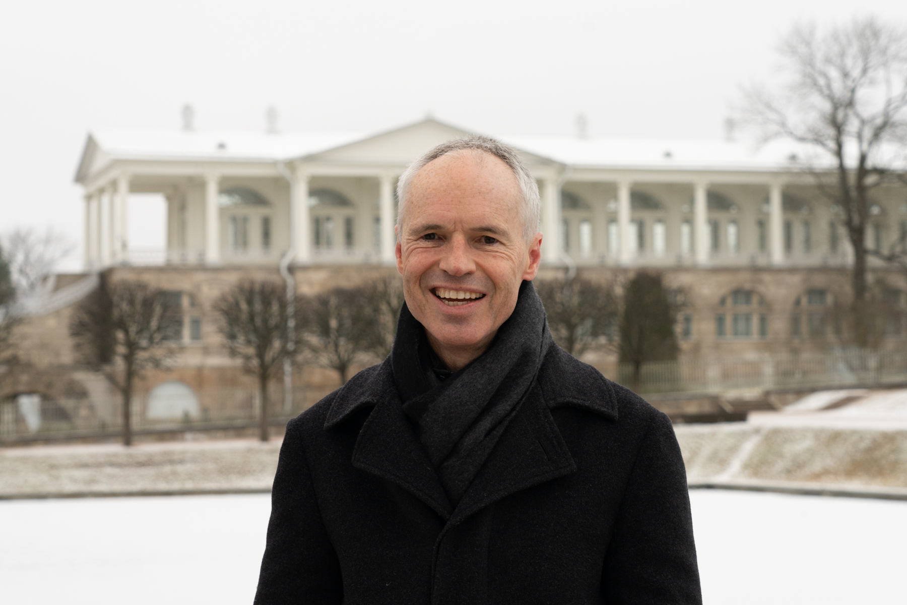 Keith in the gardens of the Catherine Palace.