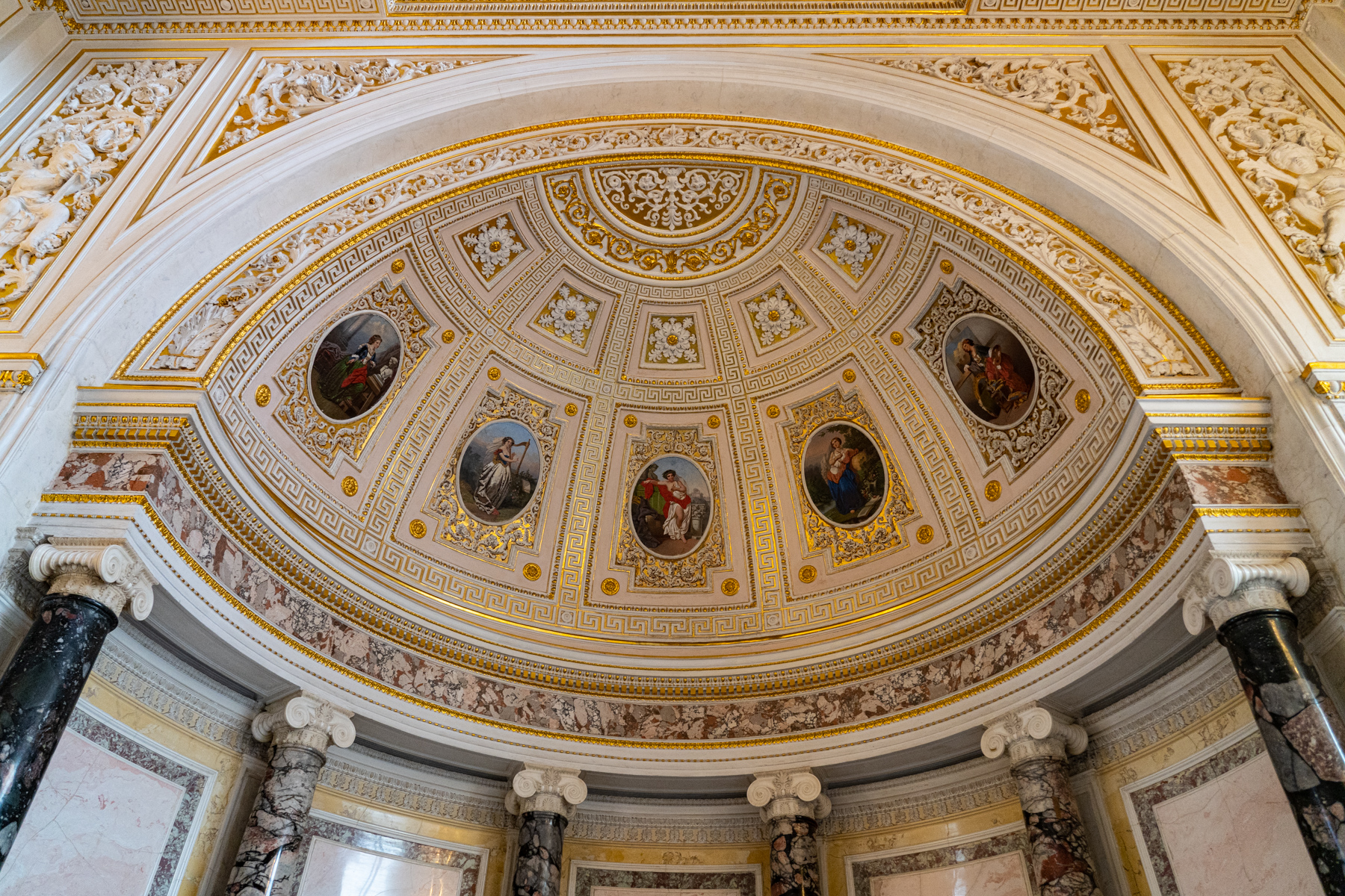 Inside the Winter Palace.