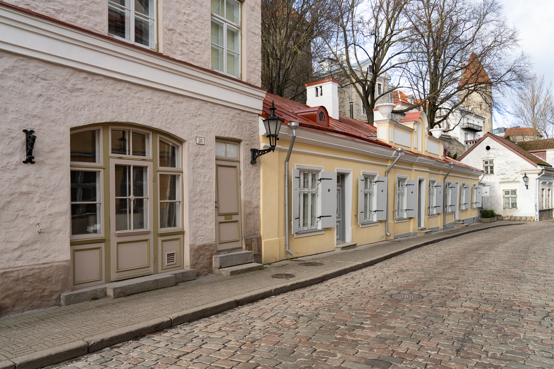 In the Tallinn old town.