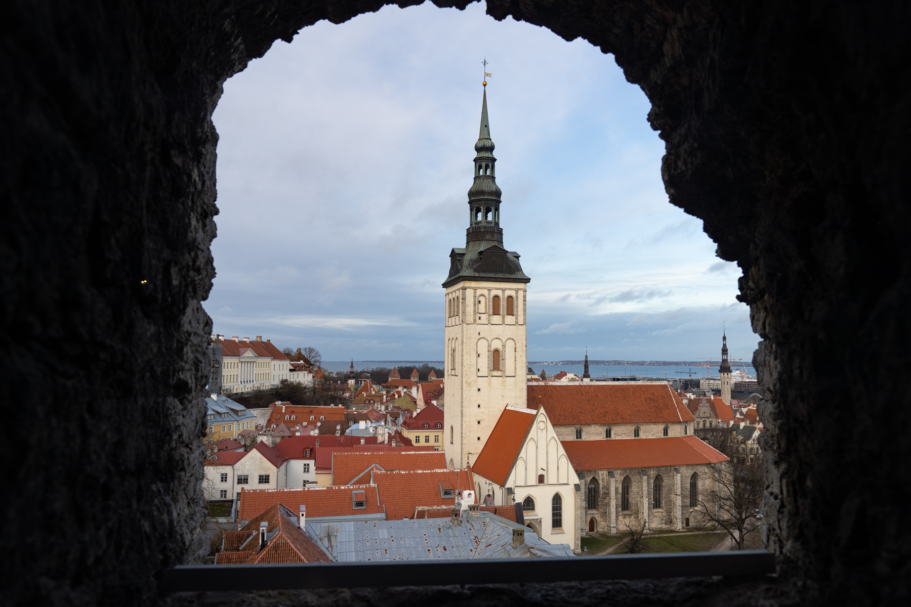 A view from within the fort.