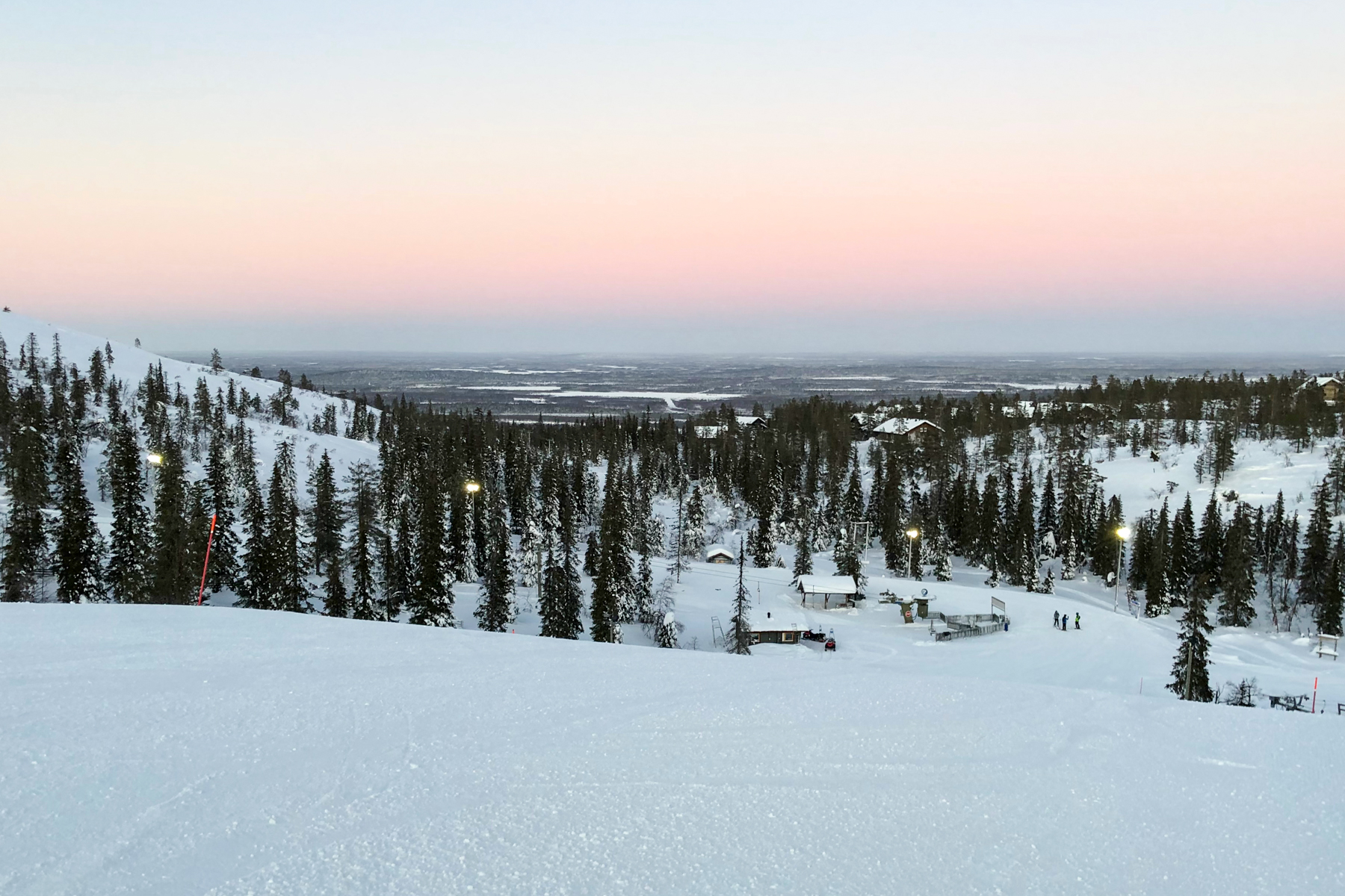 Levi ski resort.