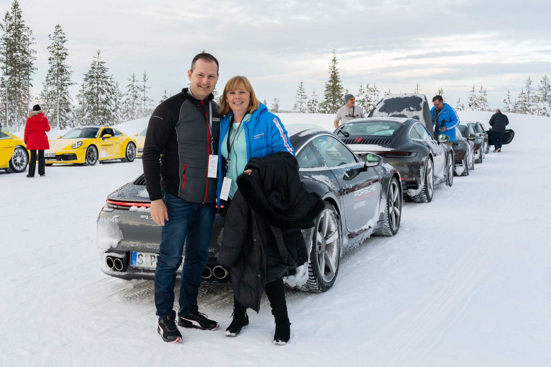 Flavio (the GM of our local dealership) and Andrea.