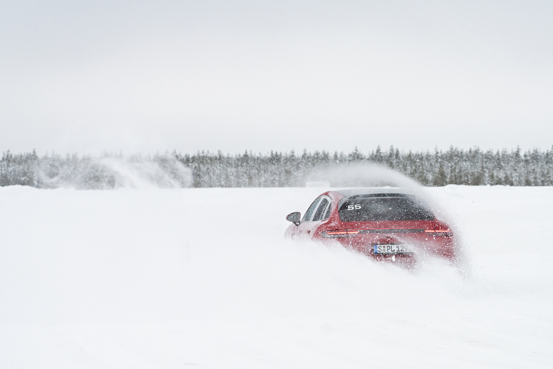 Drifting the Panamera.