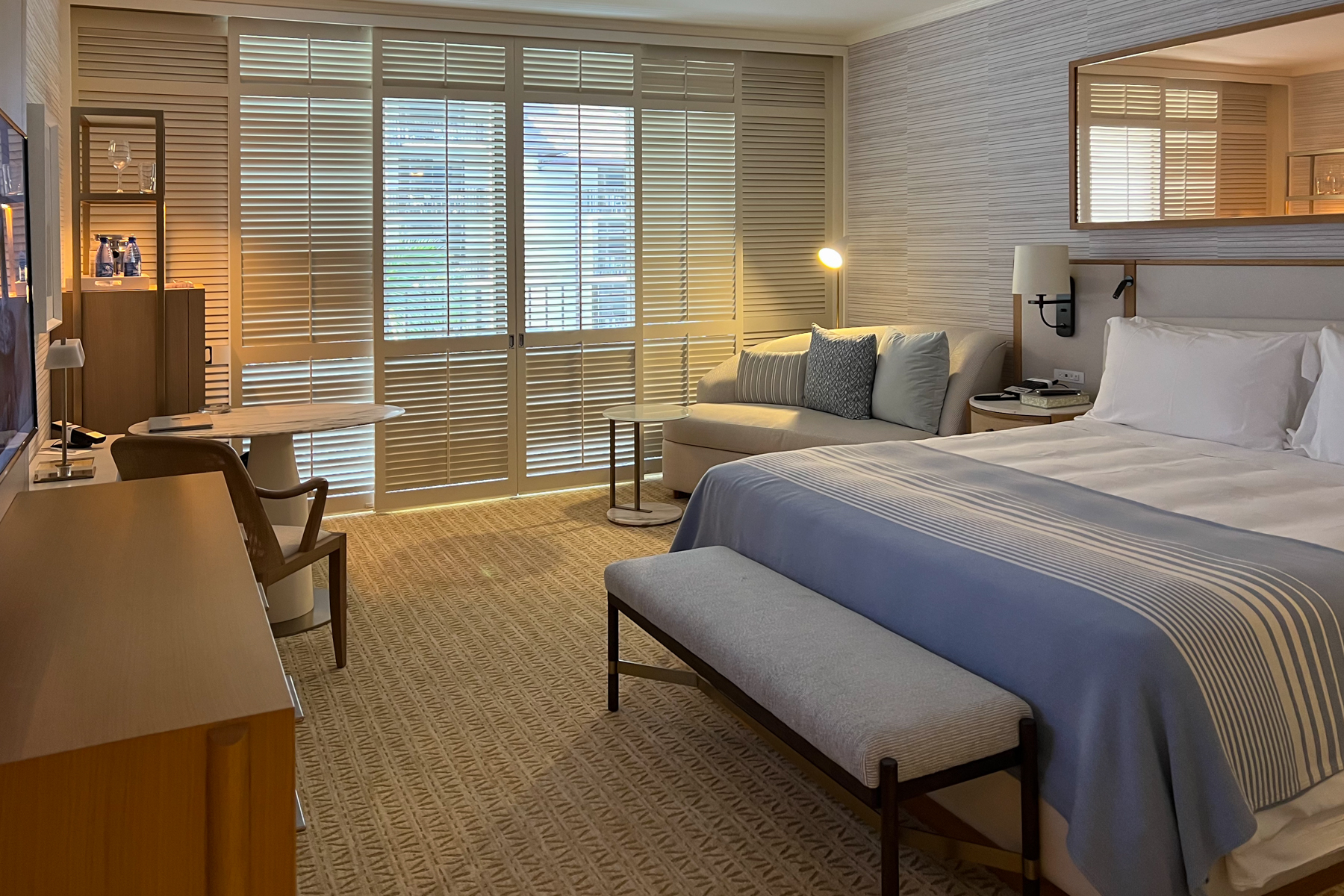 Our room at The Halekulani.