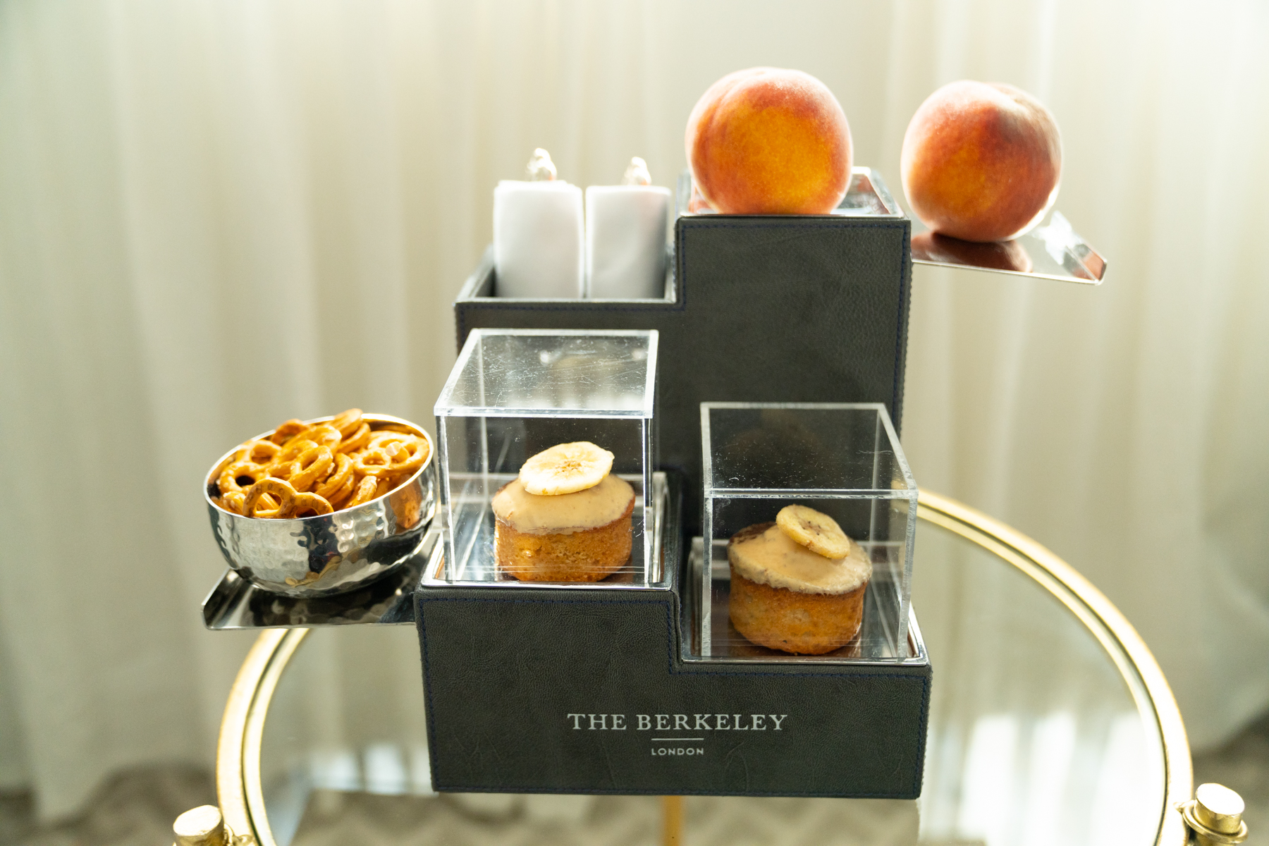 Afternoon snacks in our hotel room.