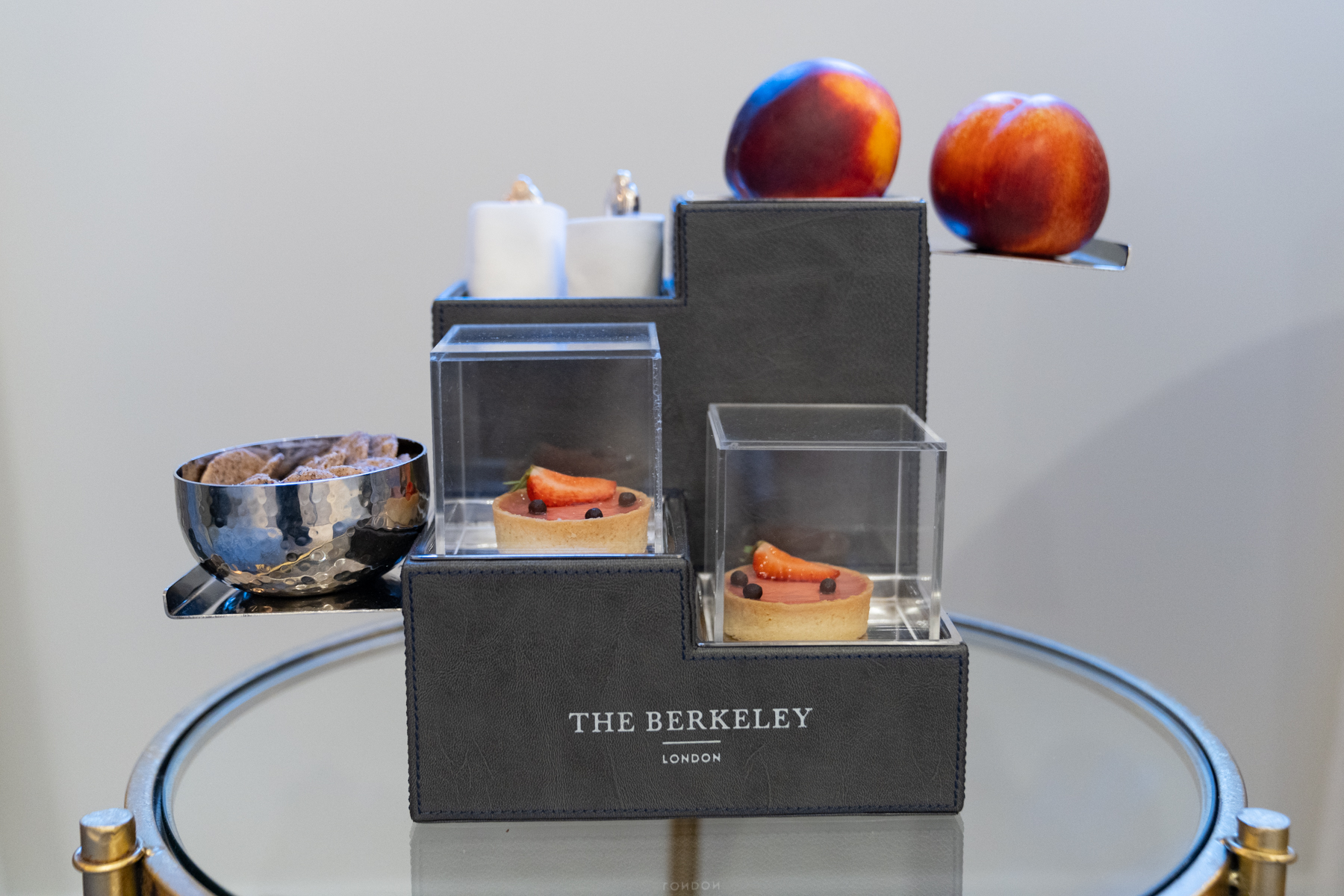 Dessert in our hotel room.