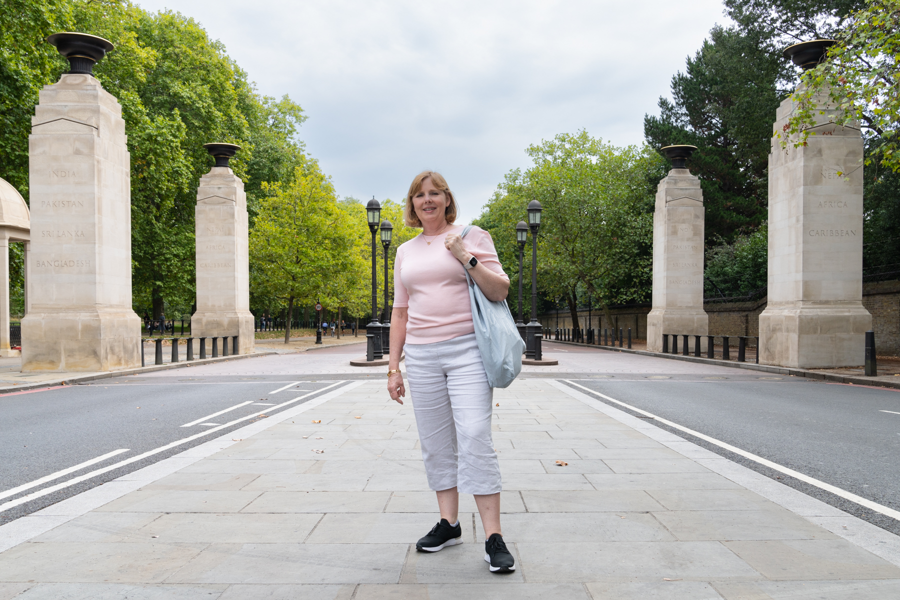 Andrea on Constitution Hill.