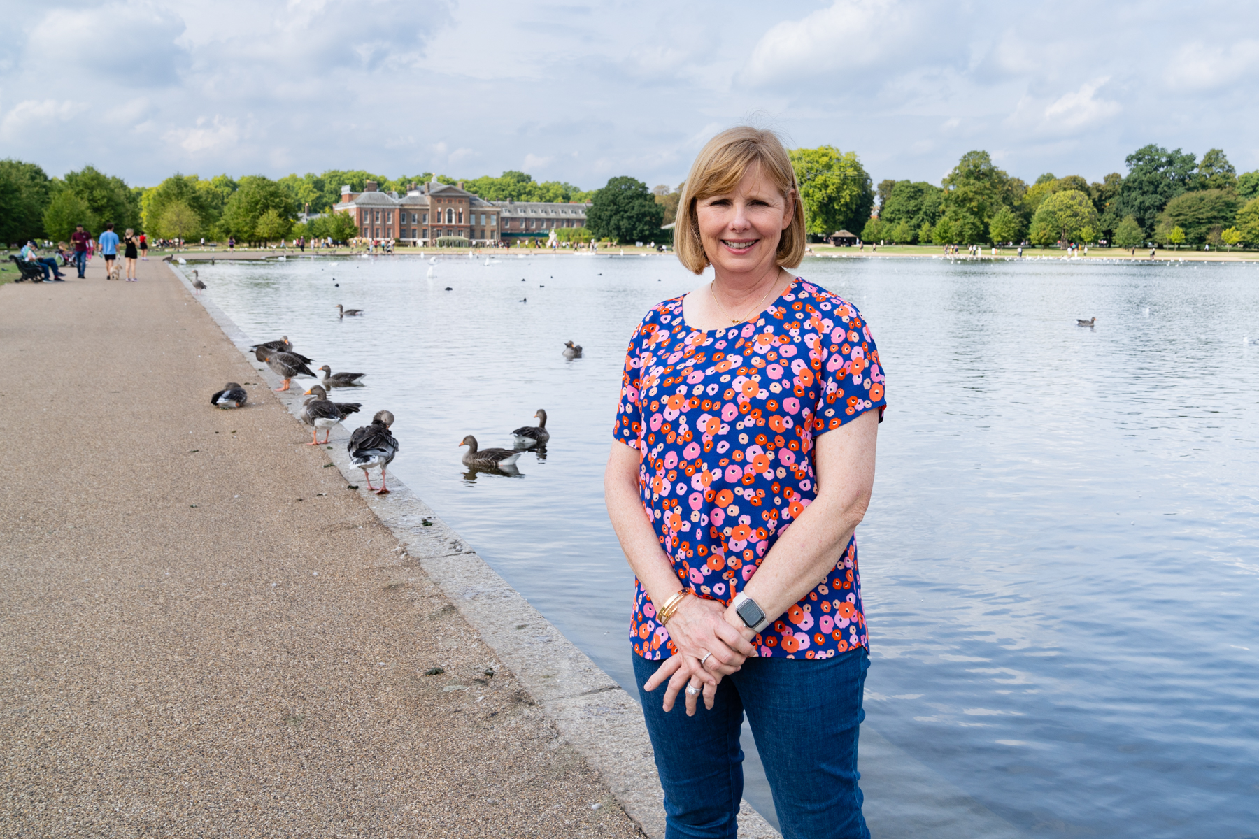 Kensington Palace and a very big dinner