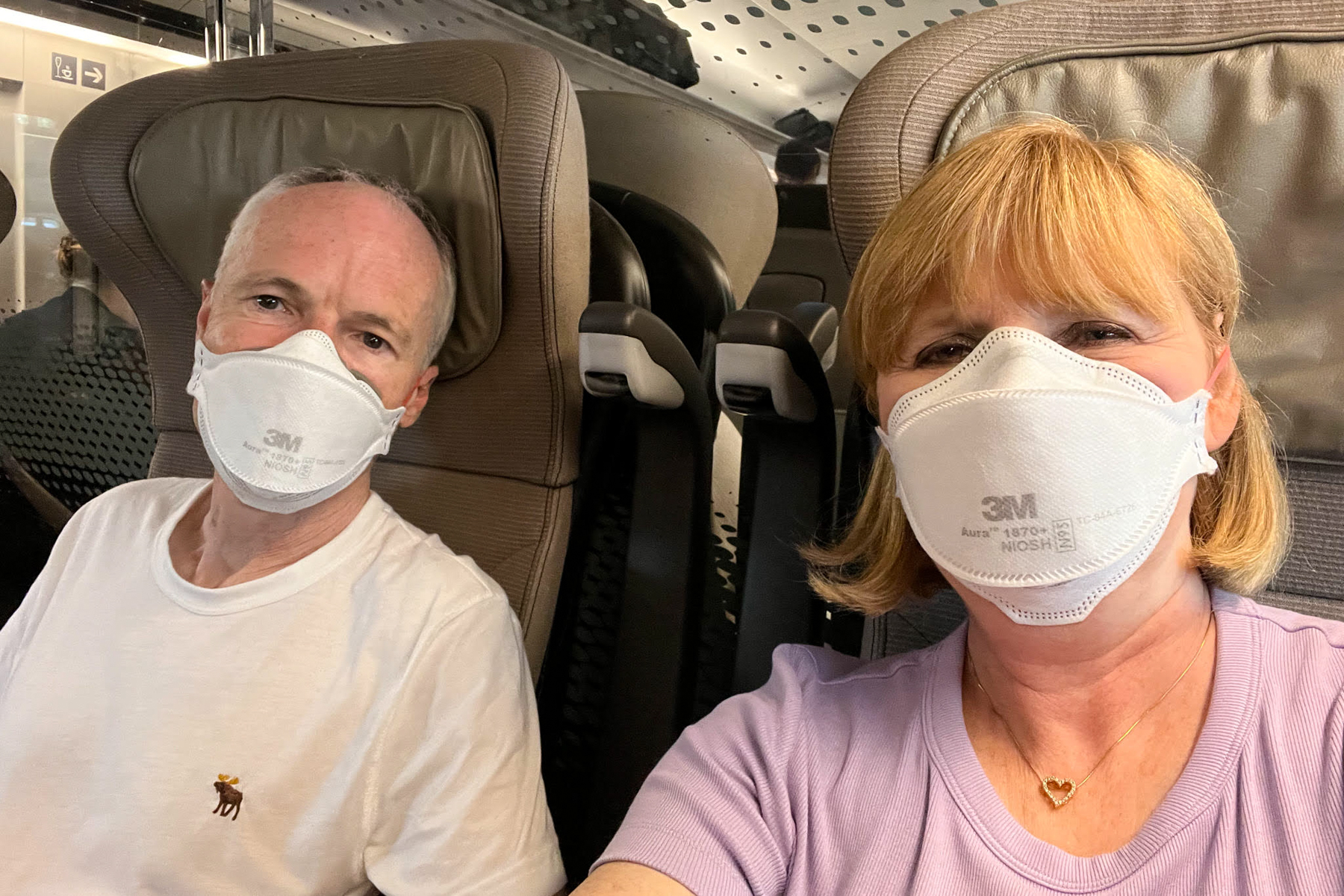 On the Eurostar to Paris.