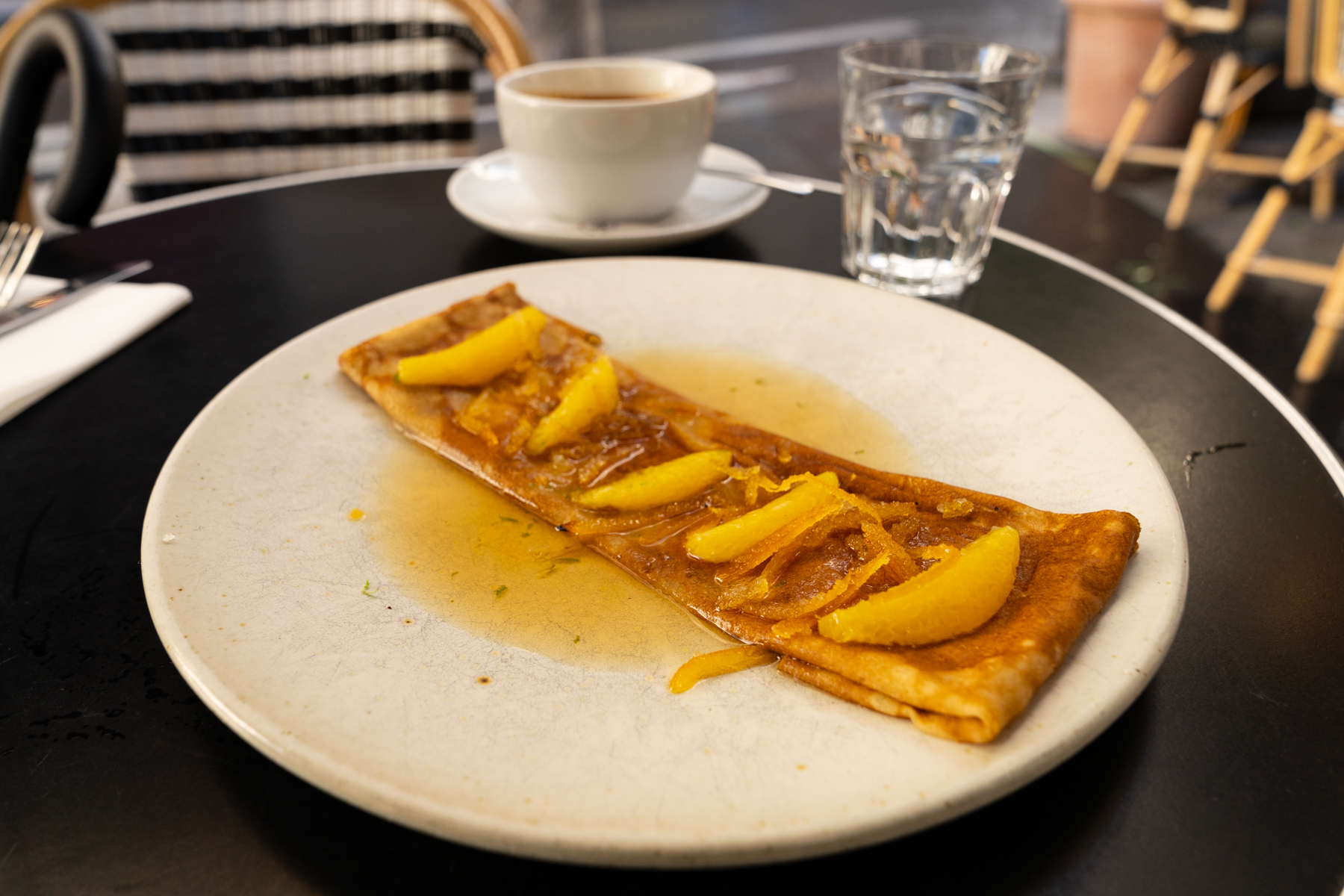 Delicious crêpes at Breizh Café.