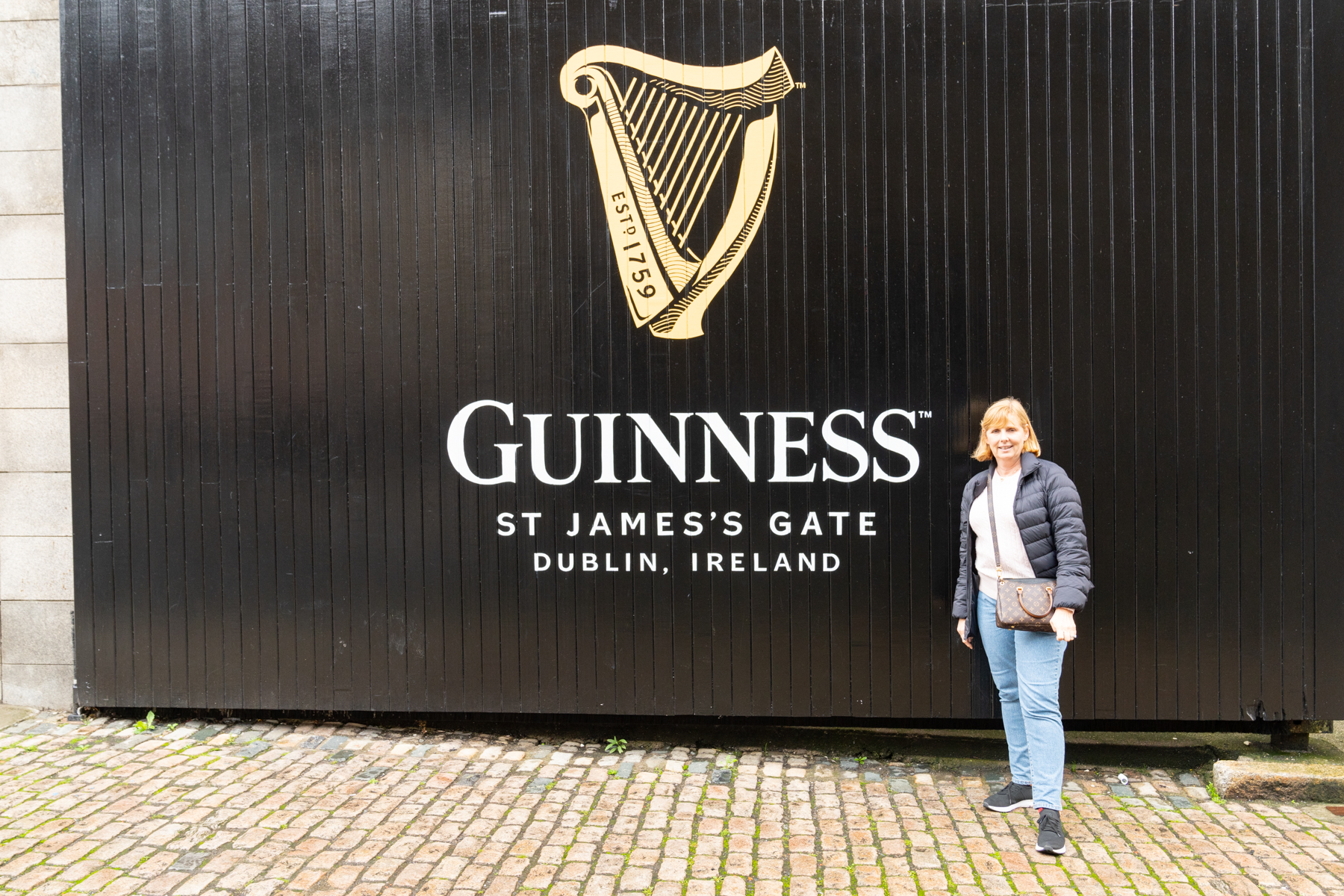 At the Guinness St. James's Gate Brewery.