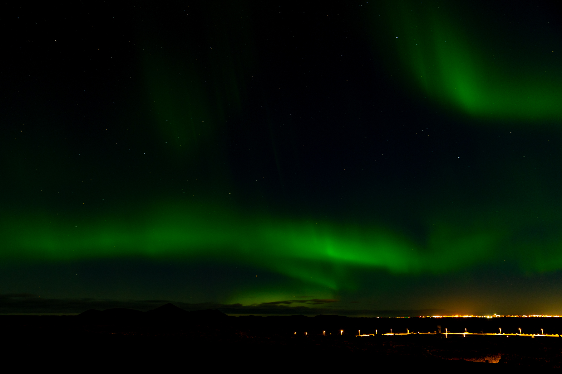 A beautiful display of the Northern Lights.