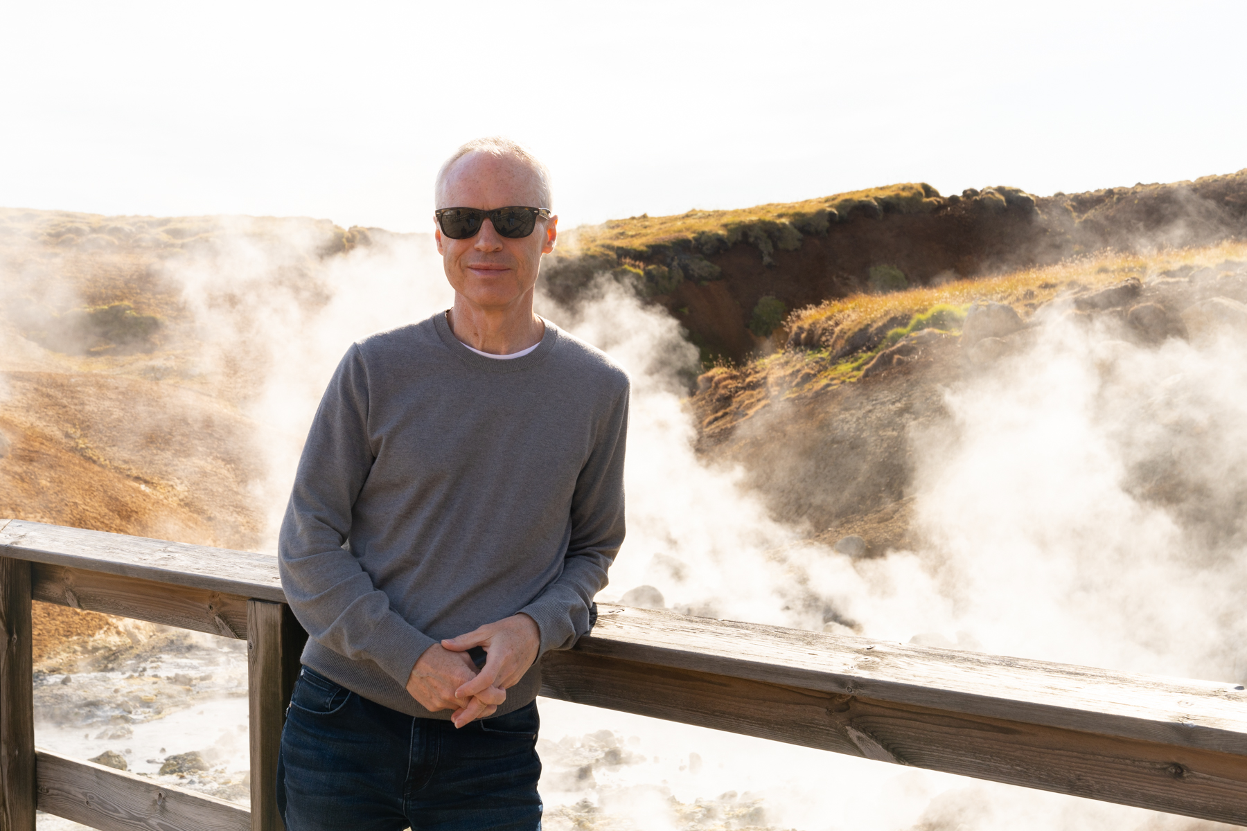 At the Seltún geothermal area.