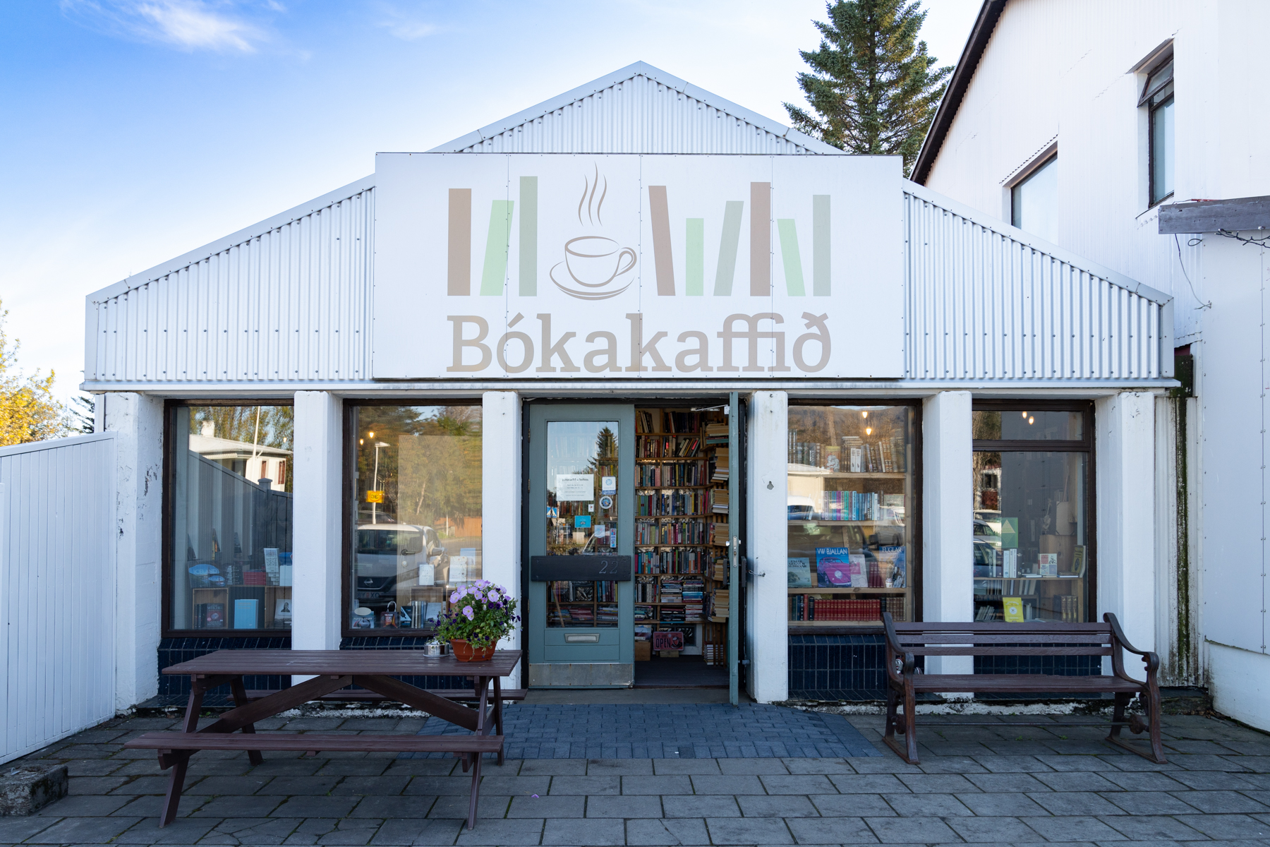 The cute little cafe in Selfoss.