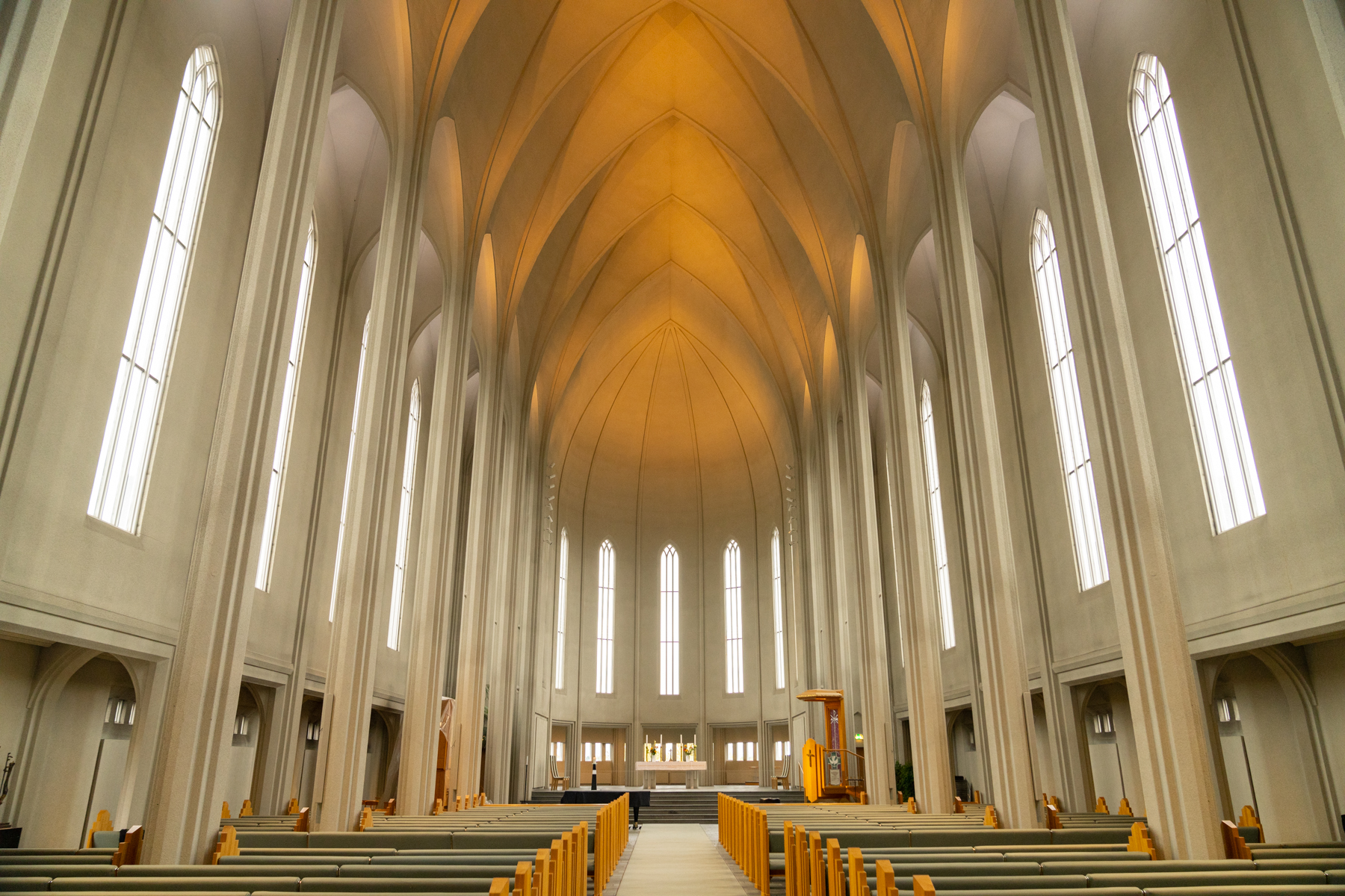 Hallgrimskirkja church.