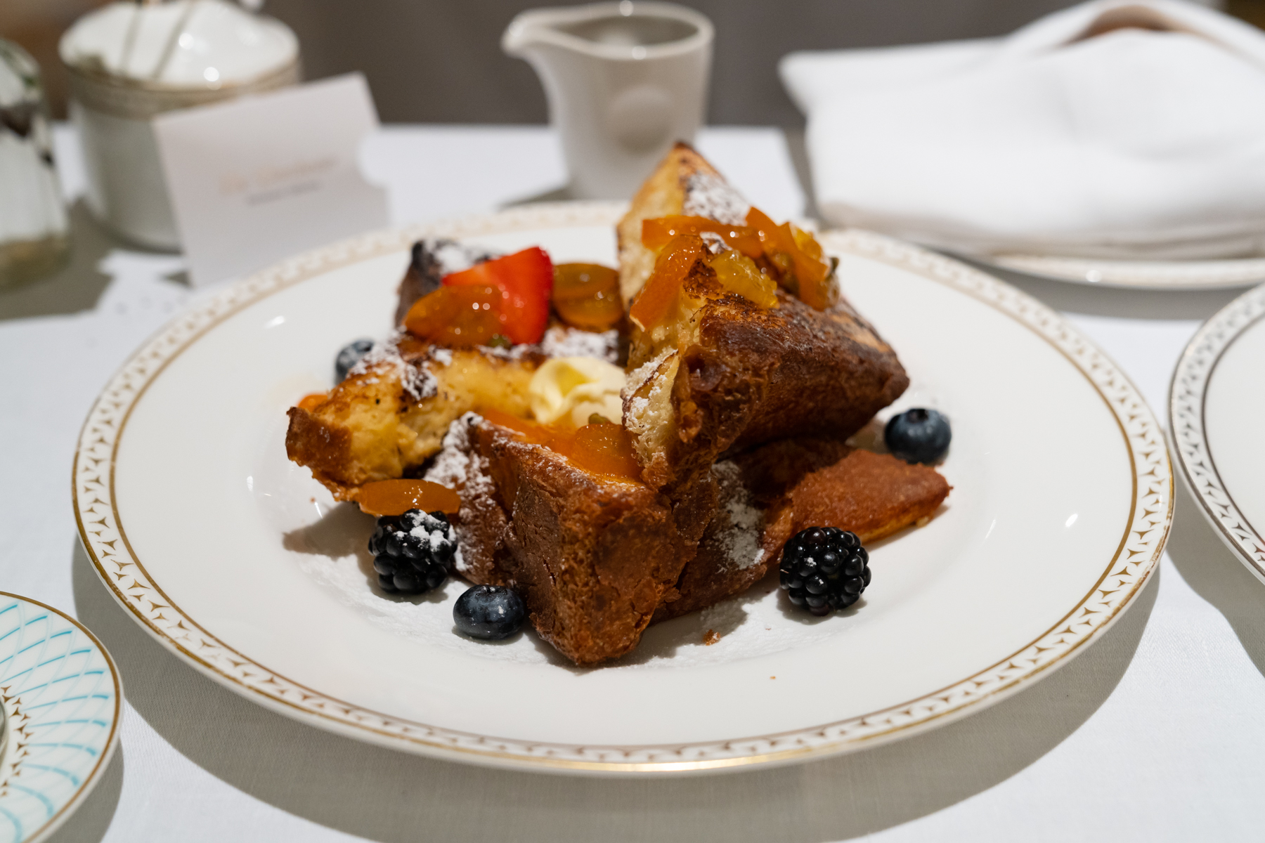 Breakfast at The Dorchester.